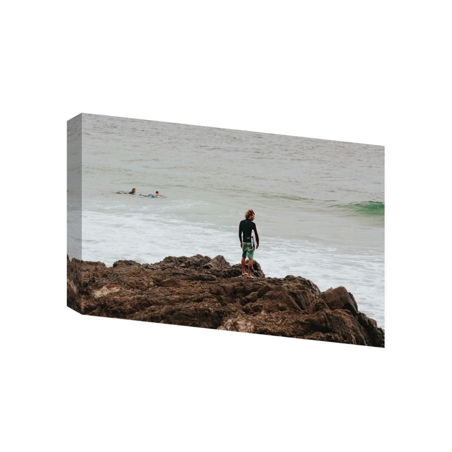 Let The Sea Set You Free Byron Bay Surf wall art Gallery stretched canvas print