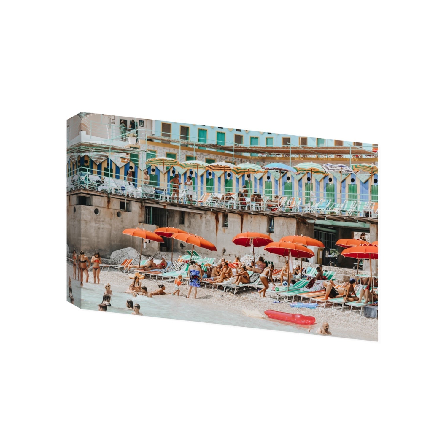 Umbrella Fiesta fine art print, Capri, Italy, Gallery, Stretched Canvas