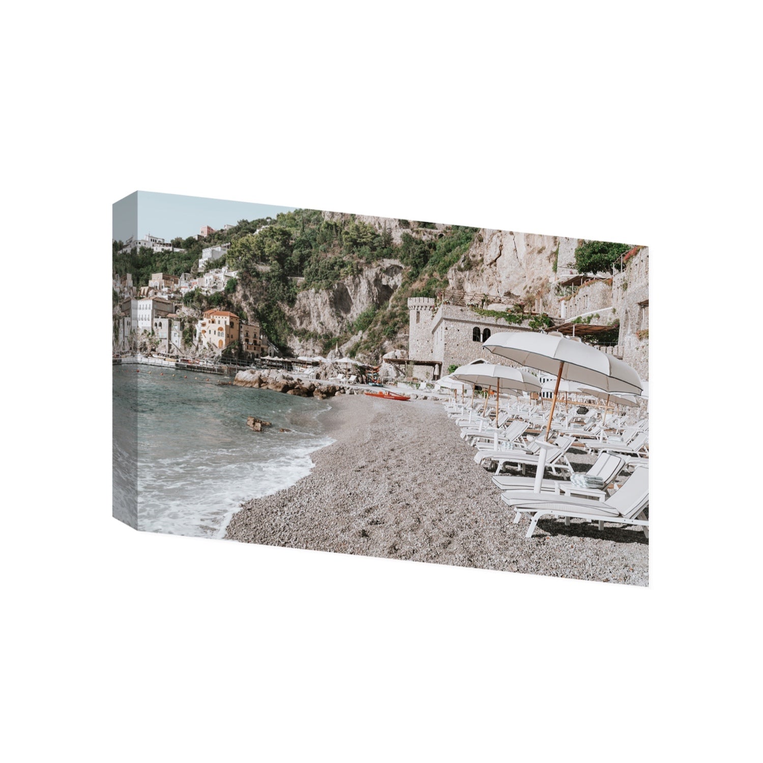 Borgo Santandrea fine art print, Amalfi, Italy, Gallery, Stretched Canvas