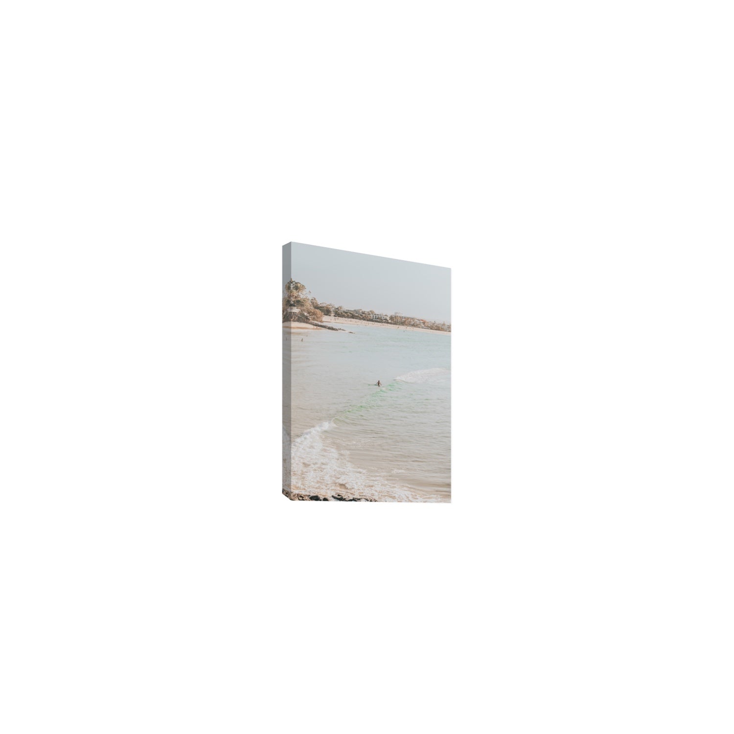 Salt Reverie fine art print, Noosa, Australia, coastal scenes artwork, Small, Stretched Canvas
