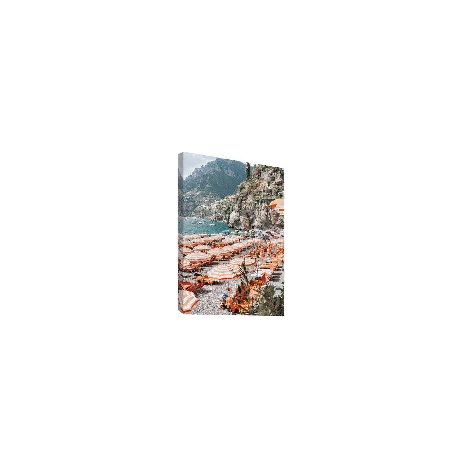 Bagni d'Arienzo Positano decor wall art Small stretched canvas print