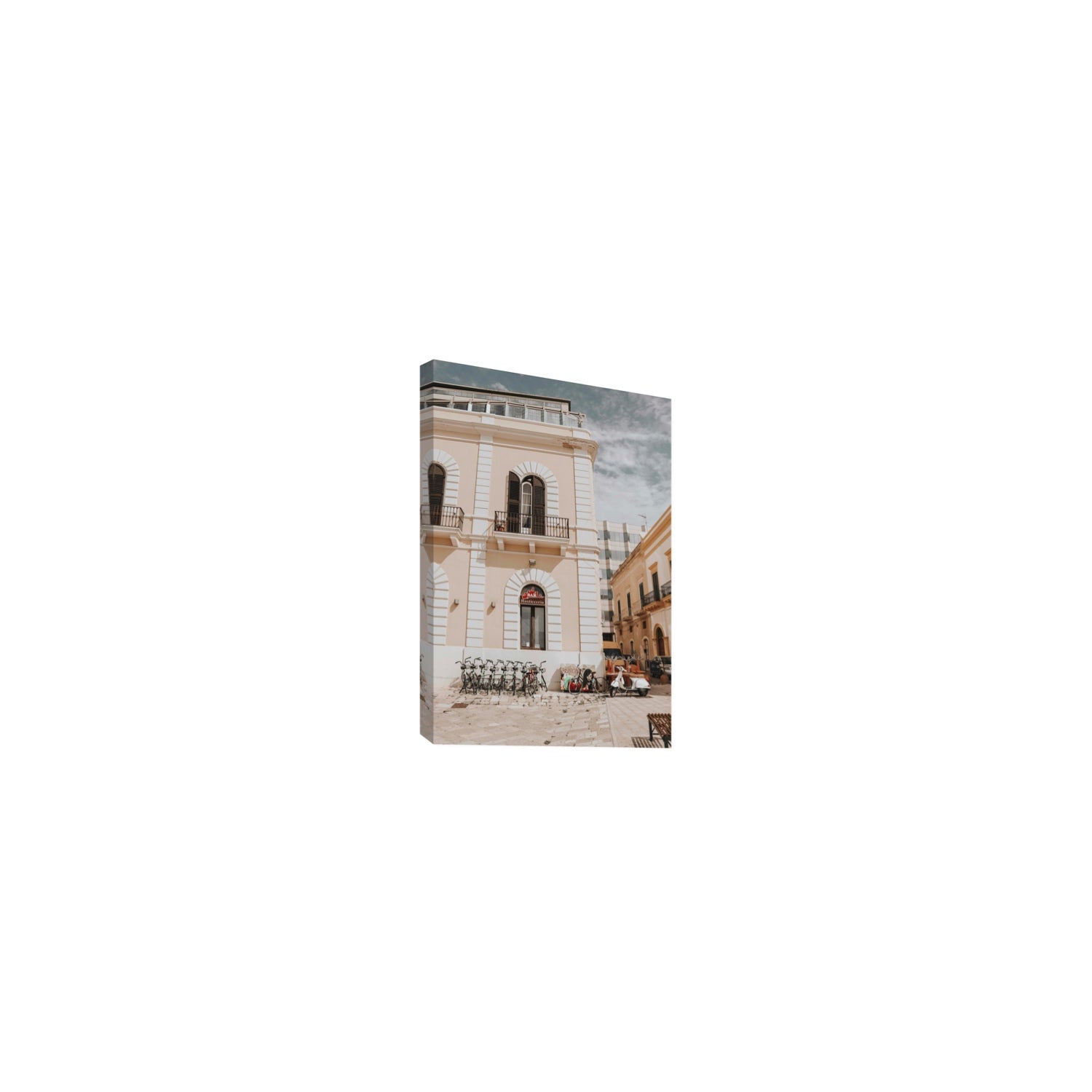 Rosticceria Puglia Italian wall art Small stretched canvas print