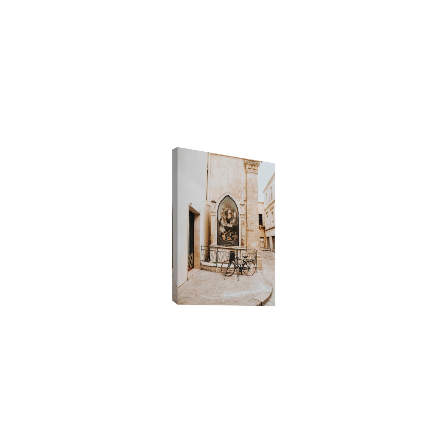 La Chiesa Puglia Otranto Italian wall art Small stretched canvas print