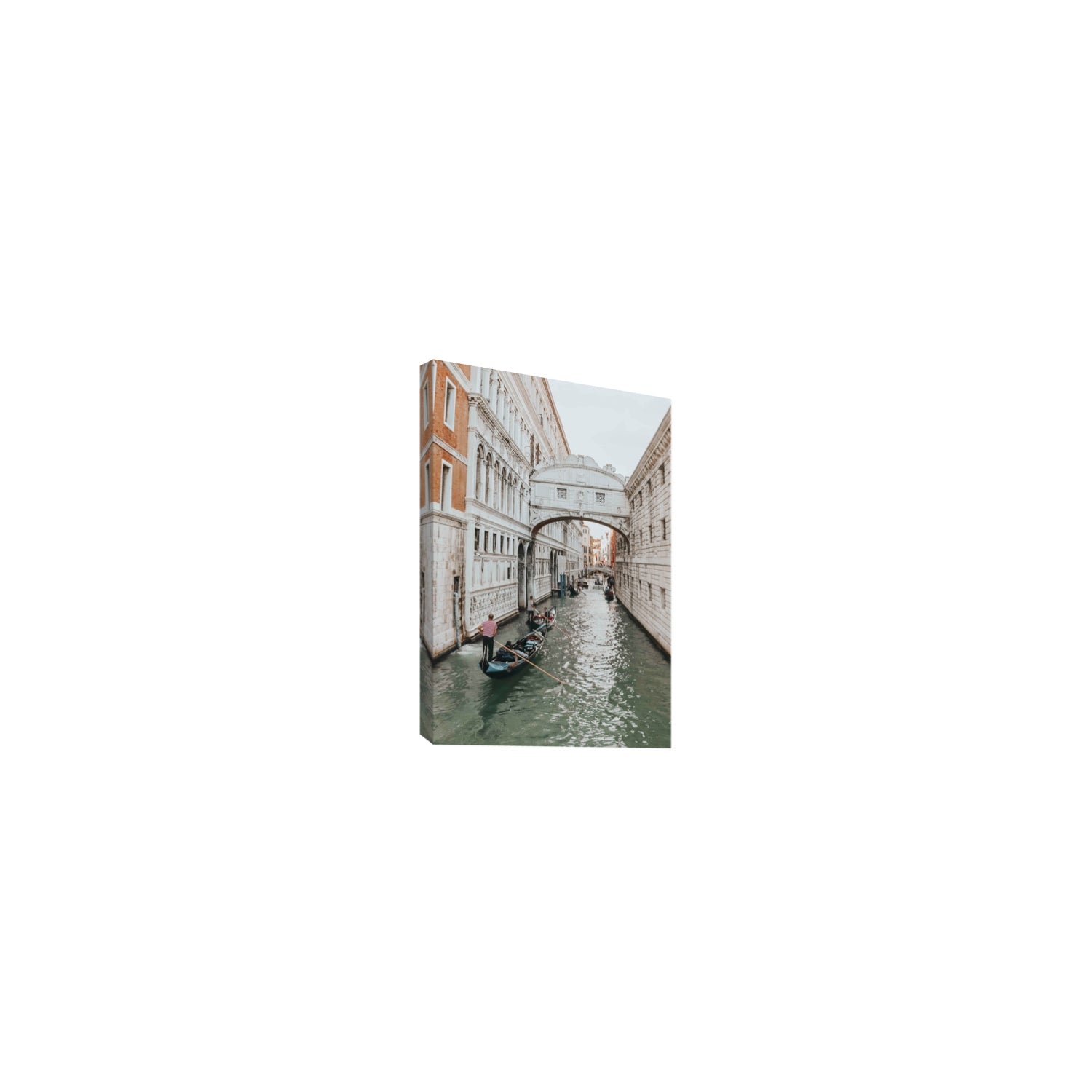 Bridge of Sighs Venice Gondola Italian wall art Small stretched canvas print