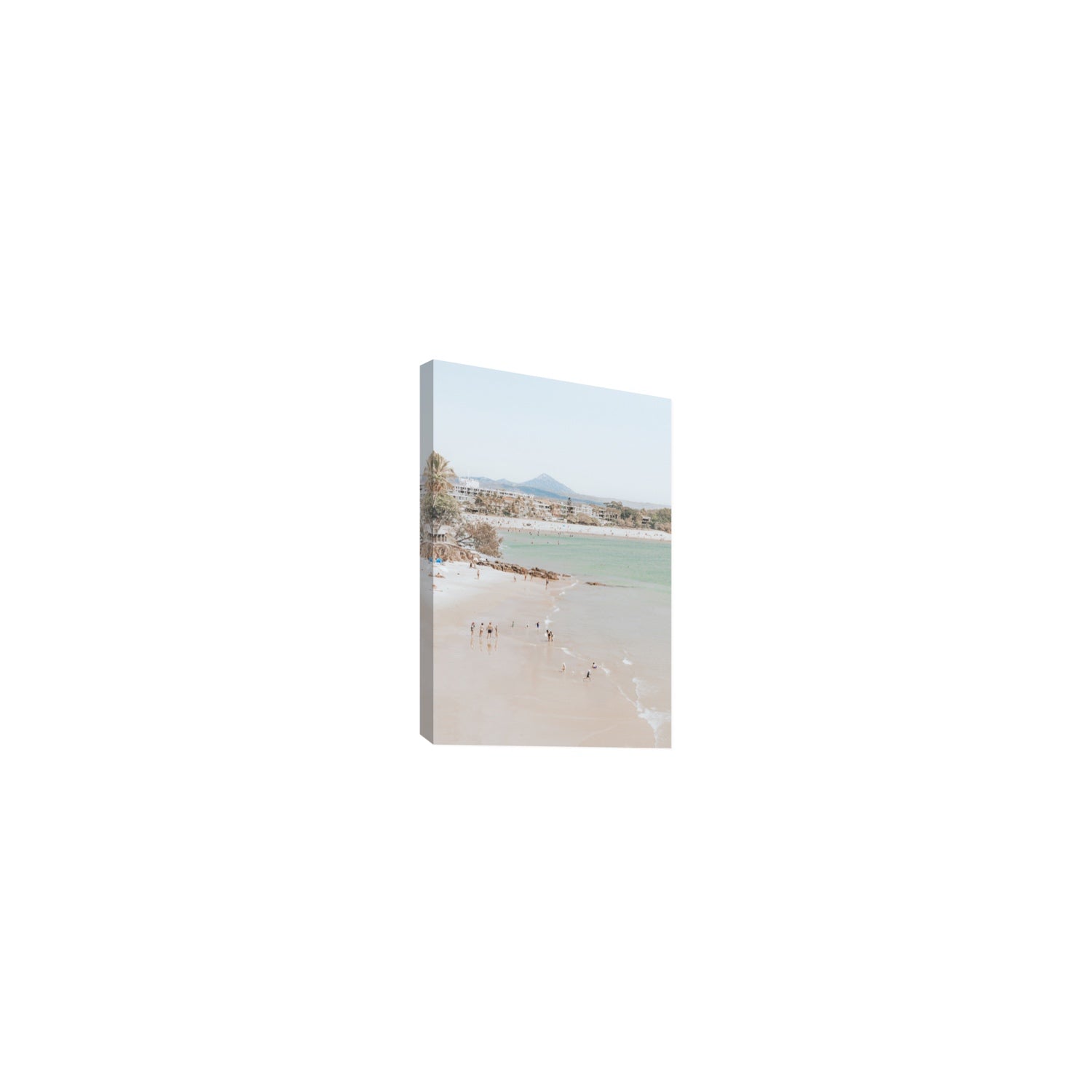 Little Cove Shallows fine art print, Noosa, Australia, coastal scenes artwork, Small, Stretched Canvas