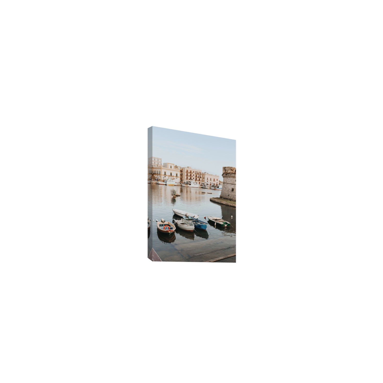 Fishing Legacy fine art print, Puglia, Italy, Small, Stretched Canvas