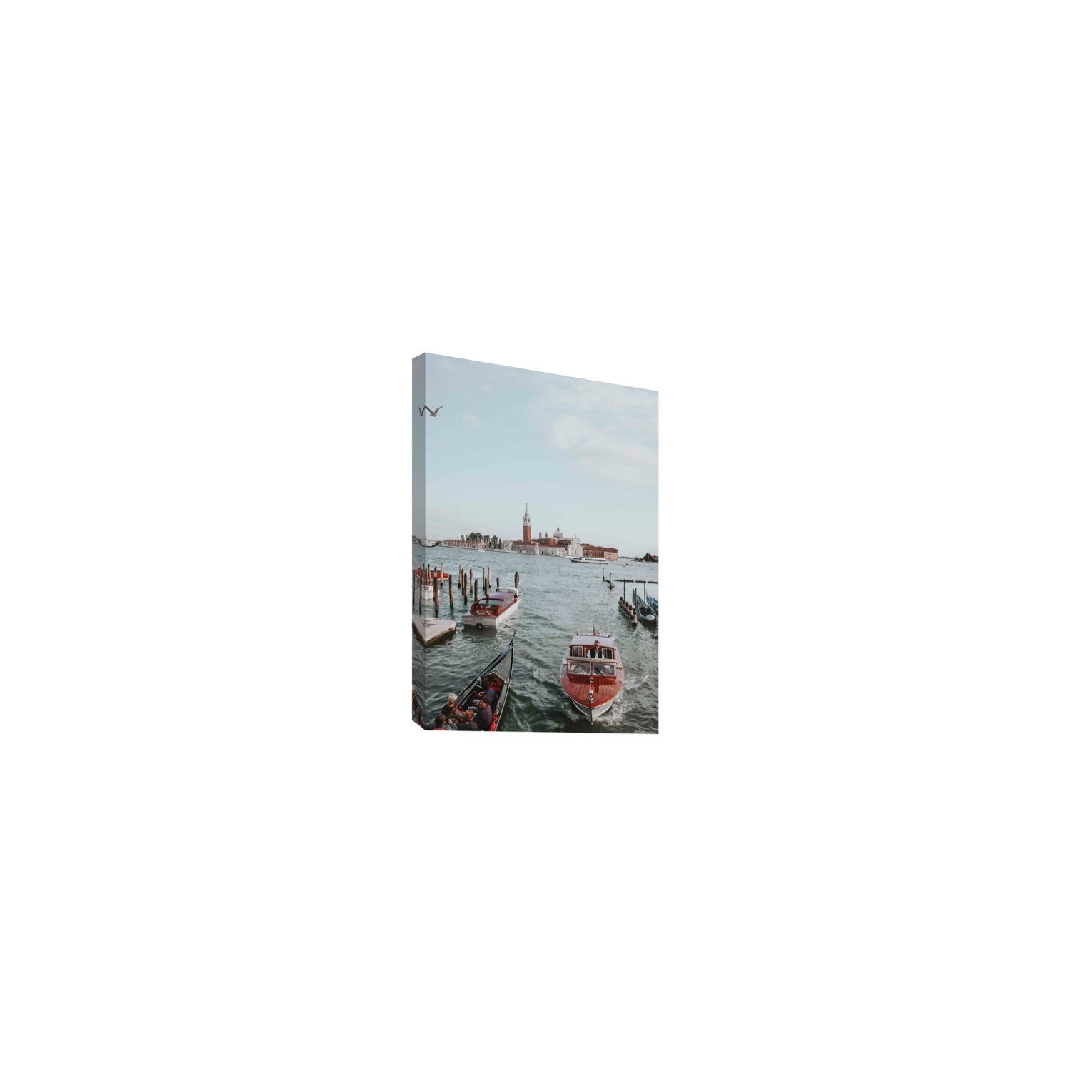 Galleggiante Venice Italian wall art Small stretched canvas print
