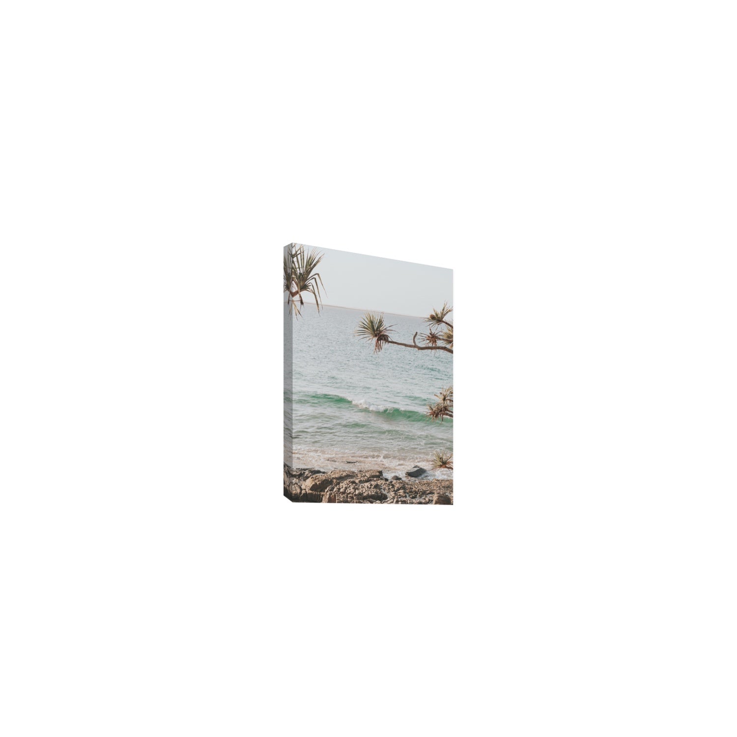 Good Vibrations fine art print, Noosa, Australia, coastal scenes artwork, Small, Stretched Canvas