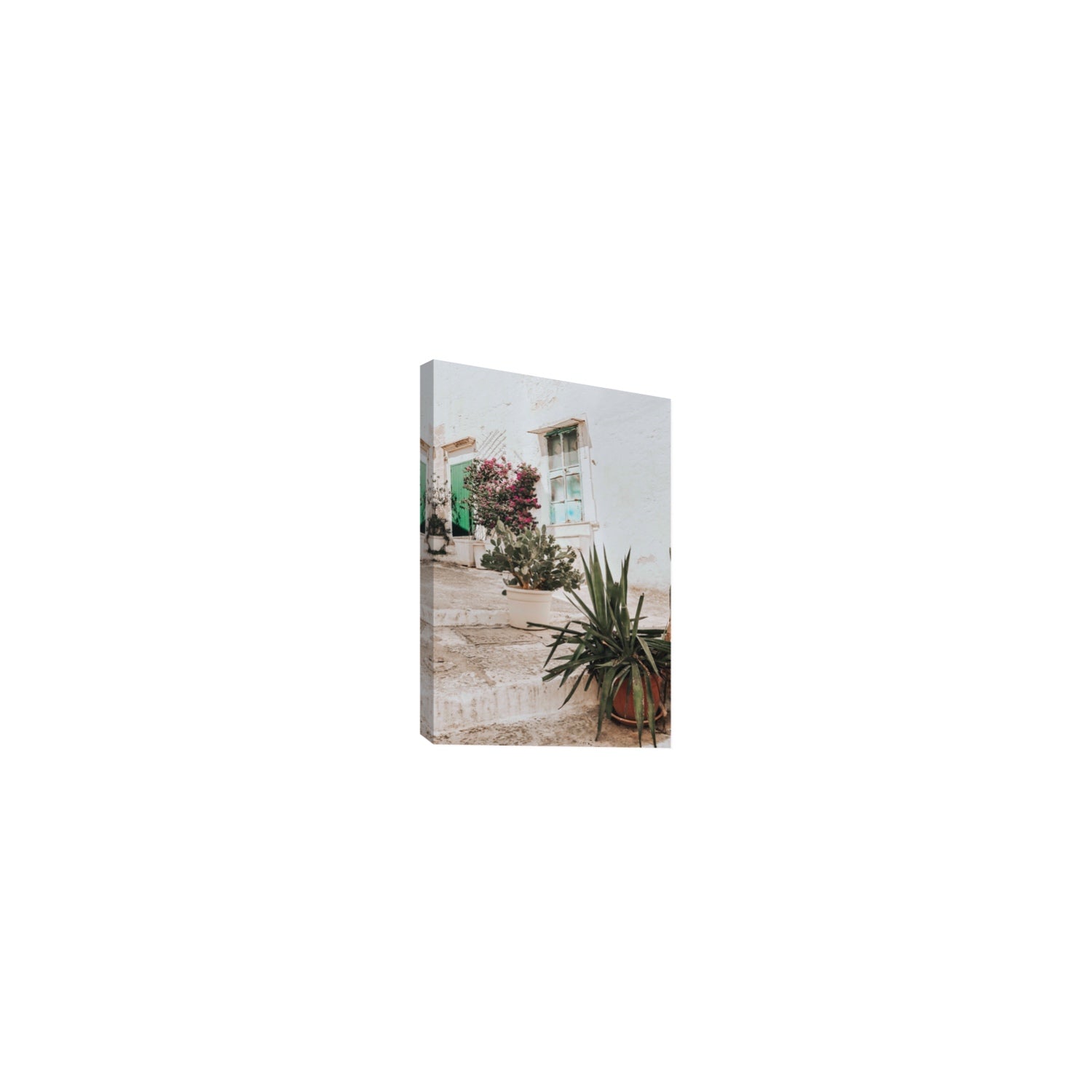 Giardino Segreto Puglia Ostuni wall art Small stretched canvas print