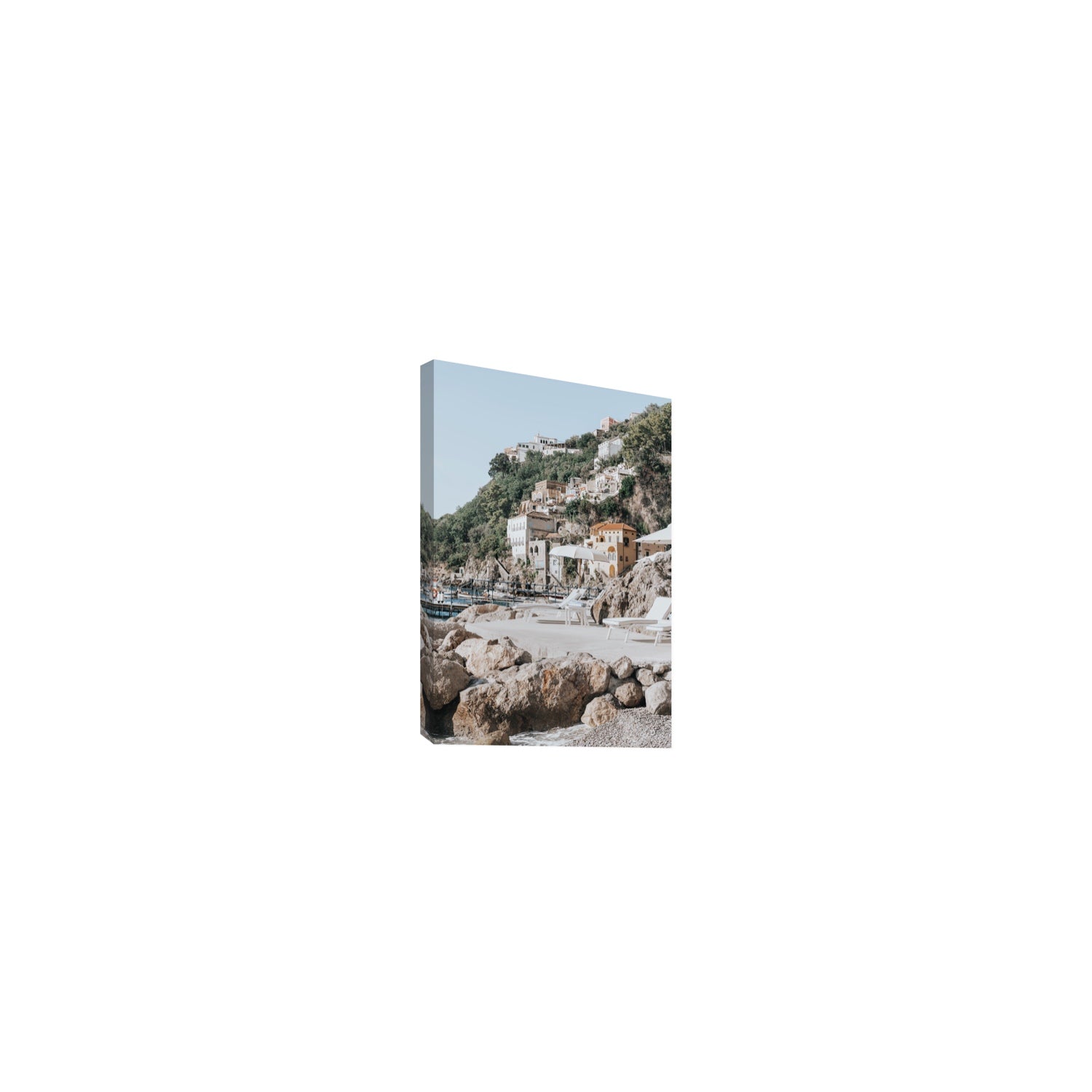 Dolce Coast Amalfi travel photography wall art small stretched canvas print