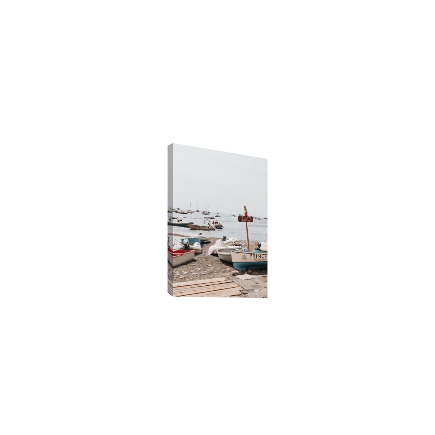 Coming Home fine art print, Positano, Italy, Small, Stretched Canvas