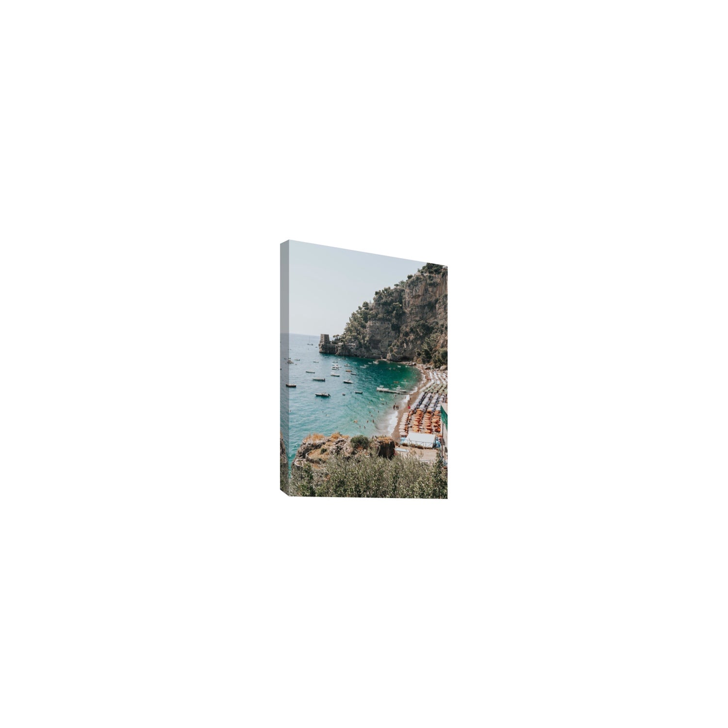 Baia dei Sogni fine art print, Positano, Italy, Small, Stretched Canvas