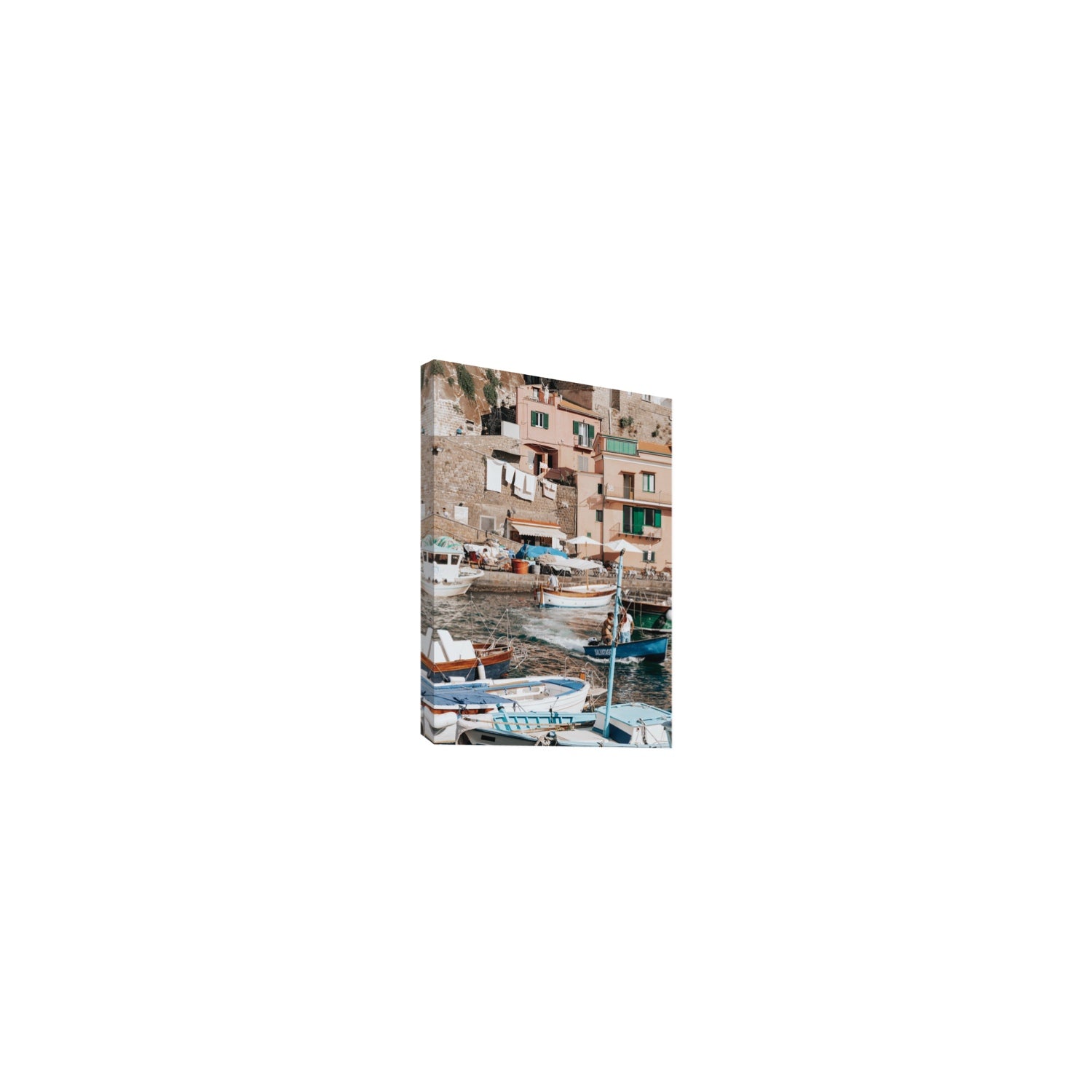 Coastal Carousel fine art print, Sorrento, Italy, Small, Stretched Canvas
