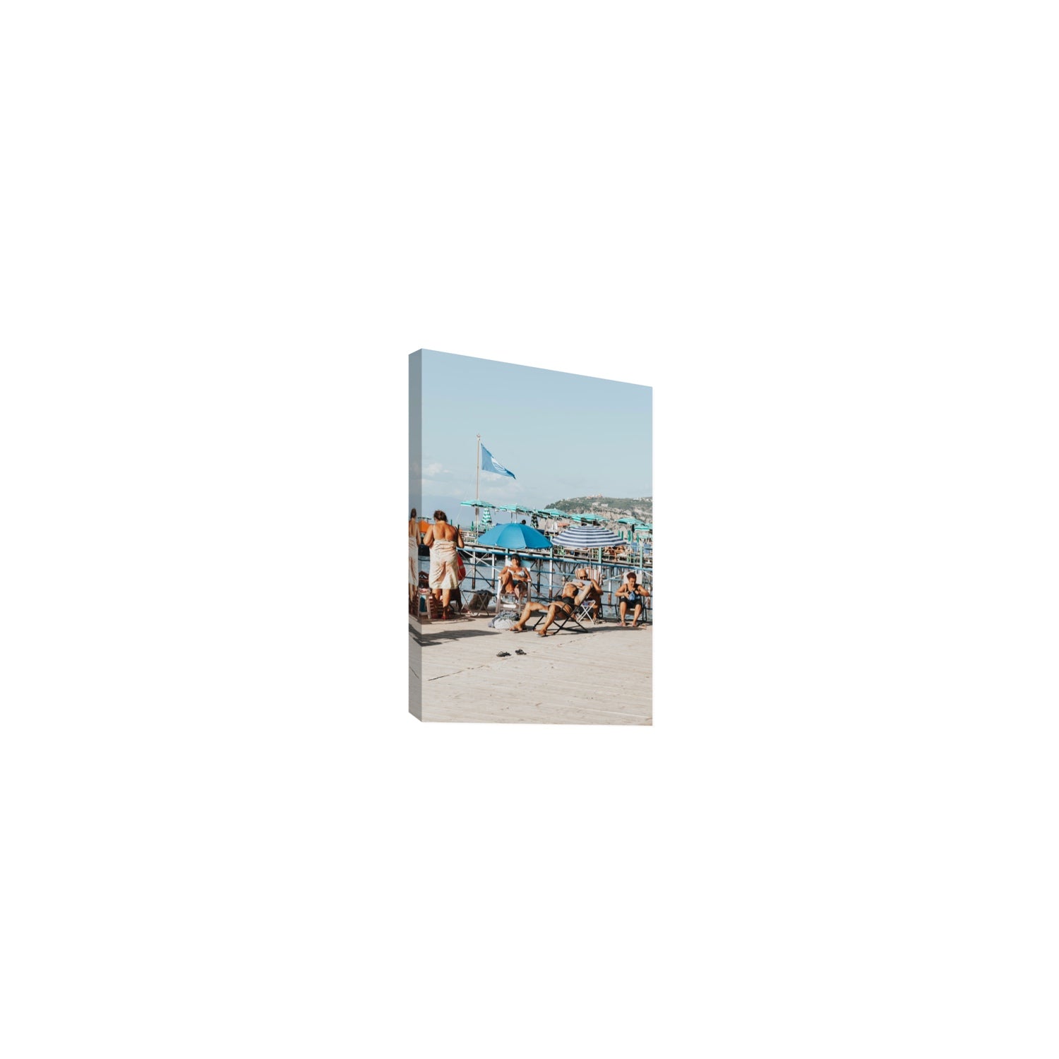 The Golden Years Sorrento Italian wall art Small stretched canvas print
