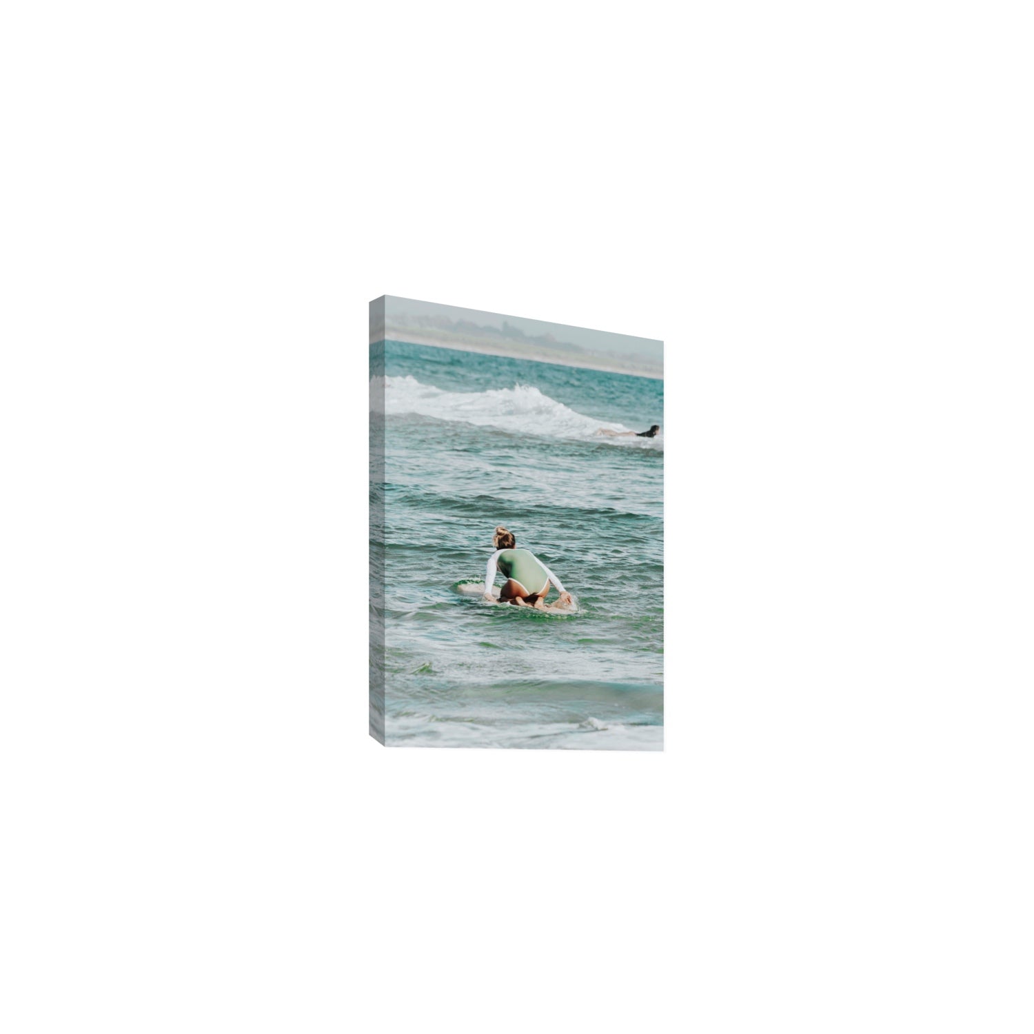 Quincy Byron Bay Surf coastal wall art Medium stretched canvas print