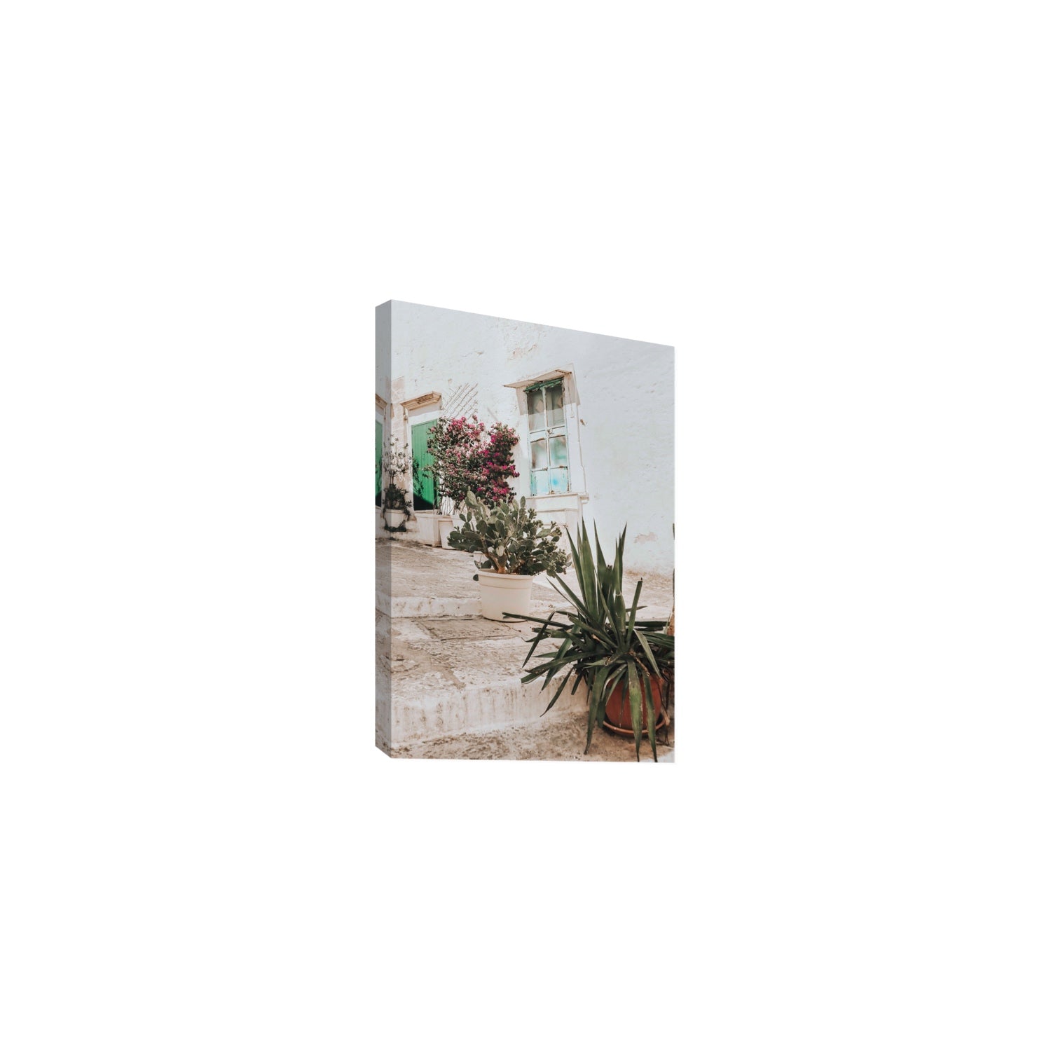 Giardino Segreto Puglia Ostuni wall art Medium stretched canvas print