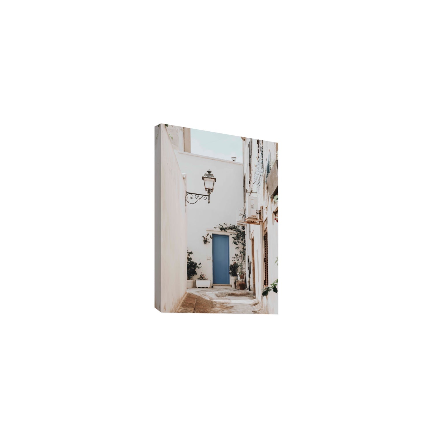 Entry Envy Puglia Ostuni wall art Medium stretched canvas print