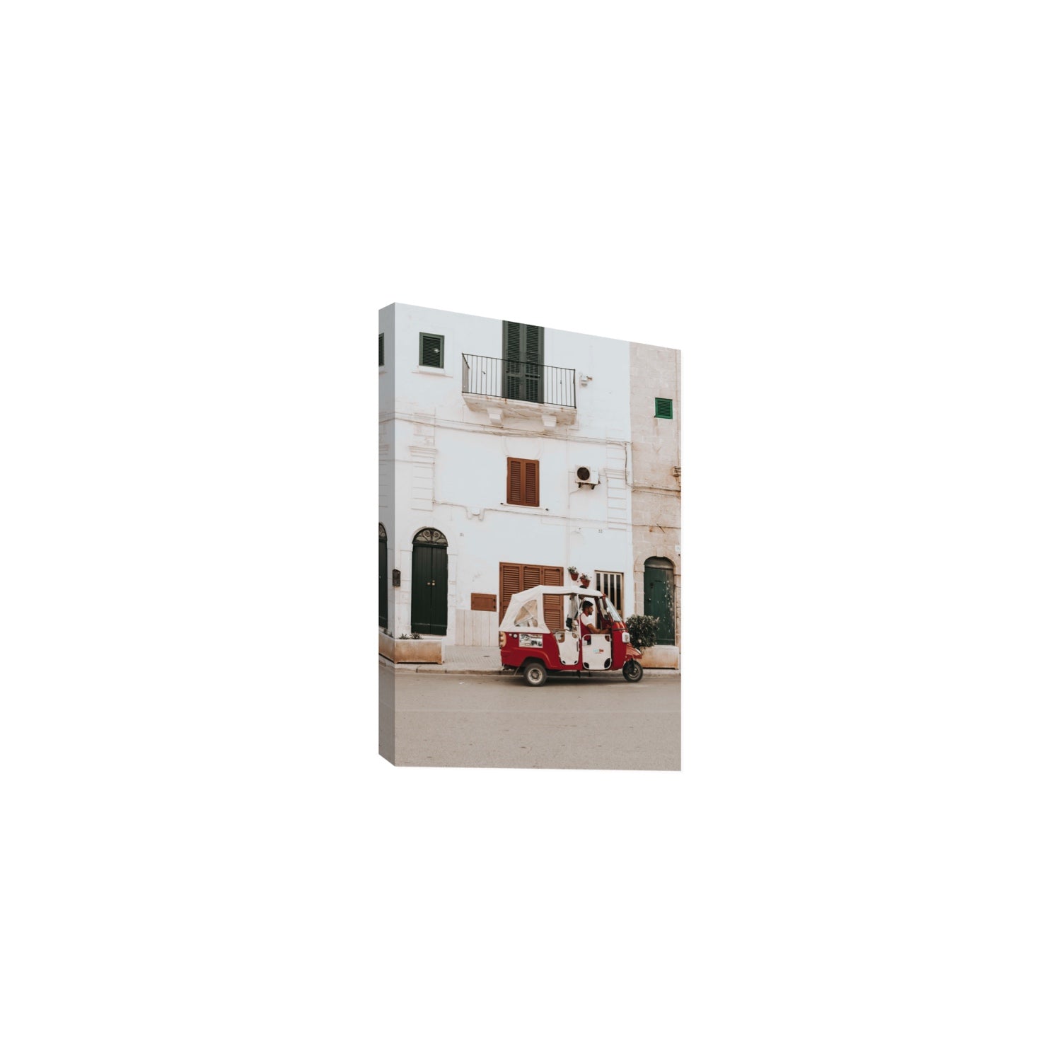 Groovy Piaggio Puglia Italian wall art Medium stretched canvas print