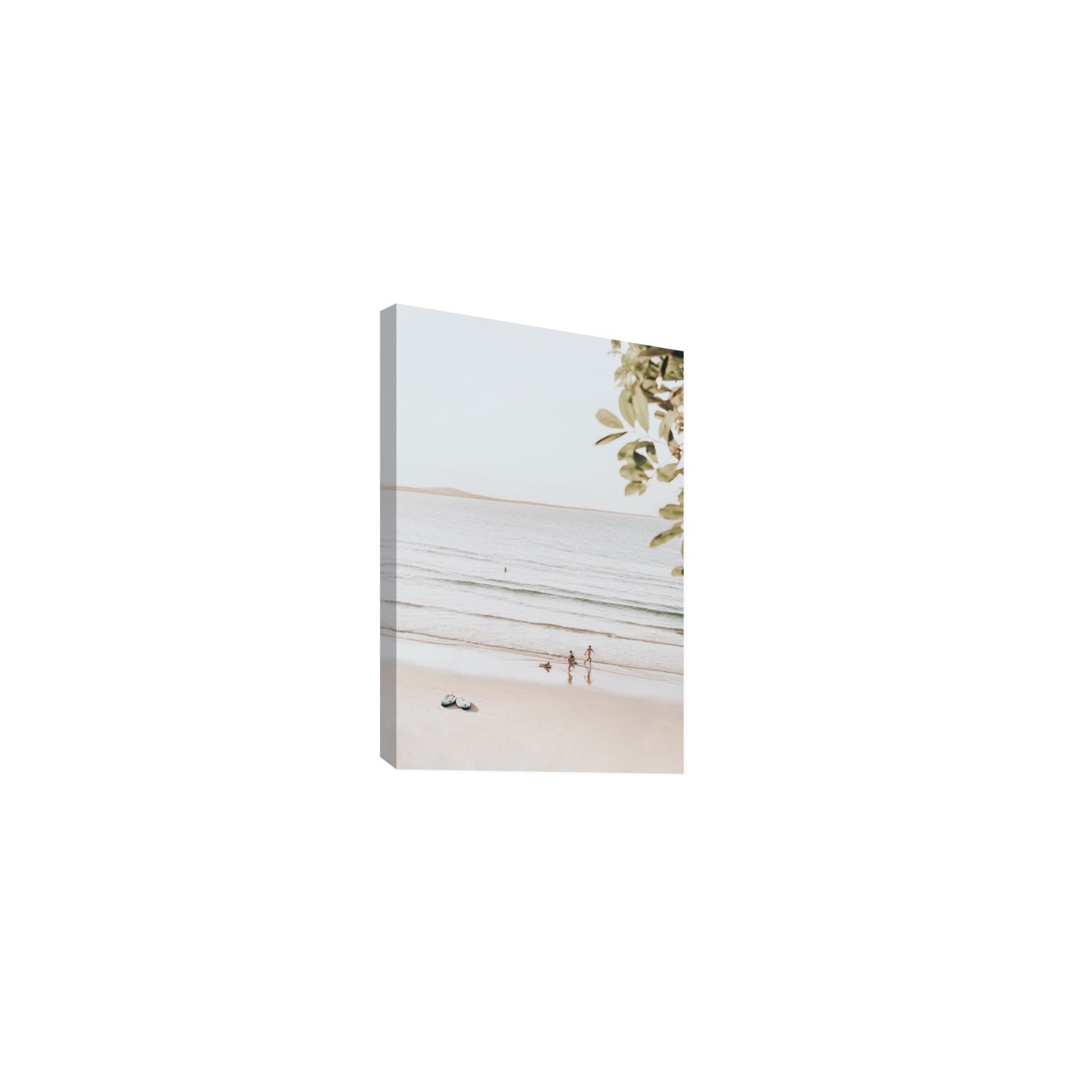Walking On Sunshine fine art print, Noosa, Australia, coastal scenes artwork, Medium, Stretched Canvas