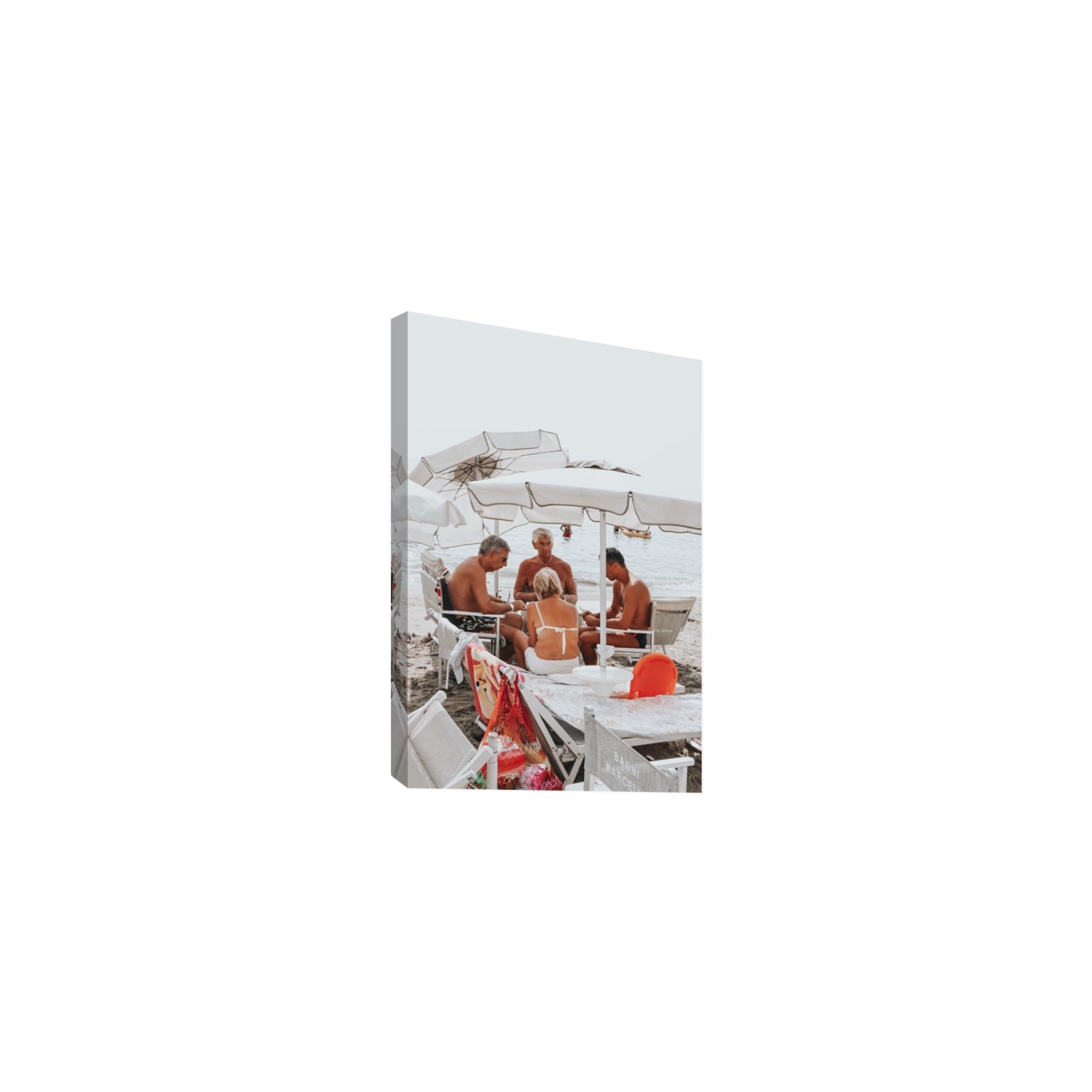 Luck Of The Draw fine art print, Alassio, Italy, Medium, Stretched Canvas