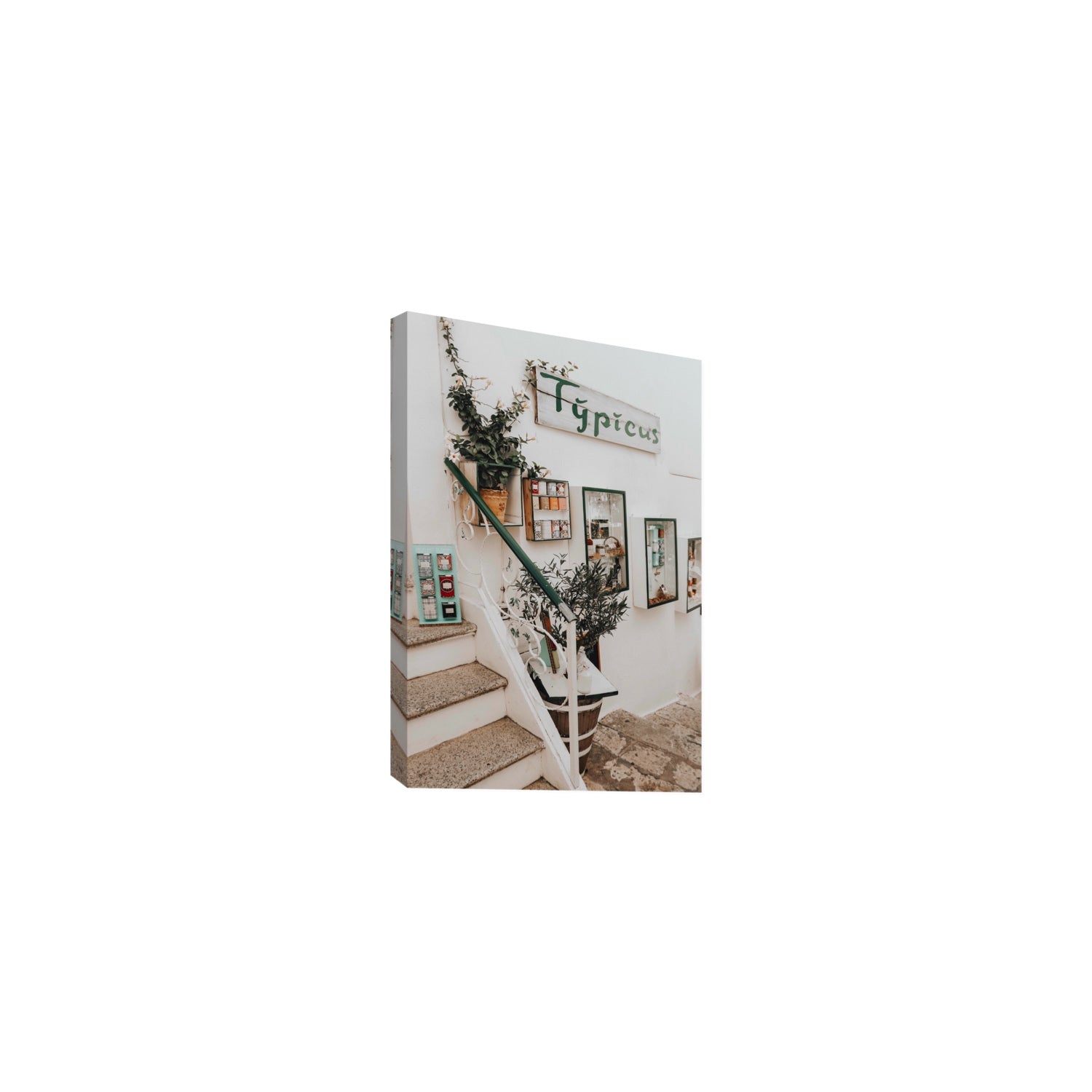 Il Negozio Puglia Ostuni wall art Medium stretched canvas print