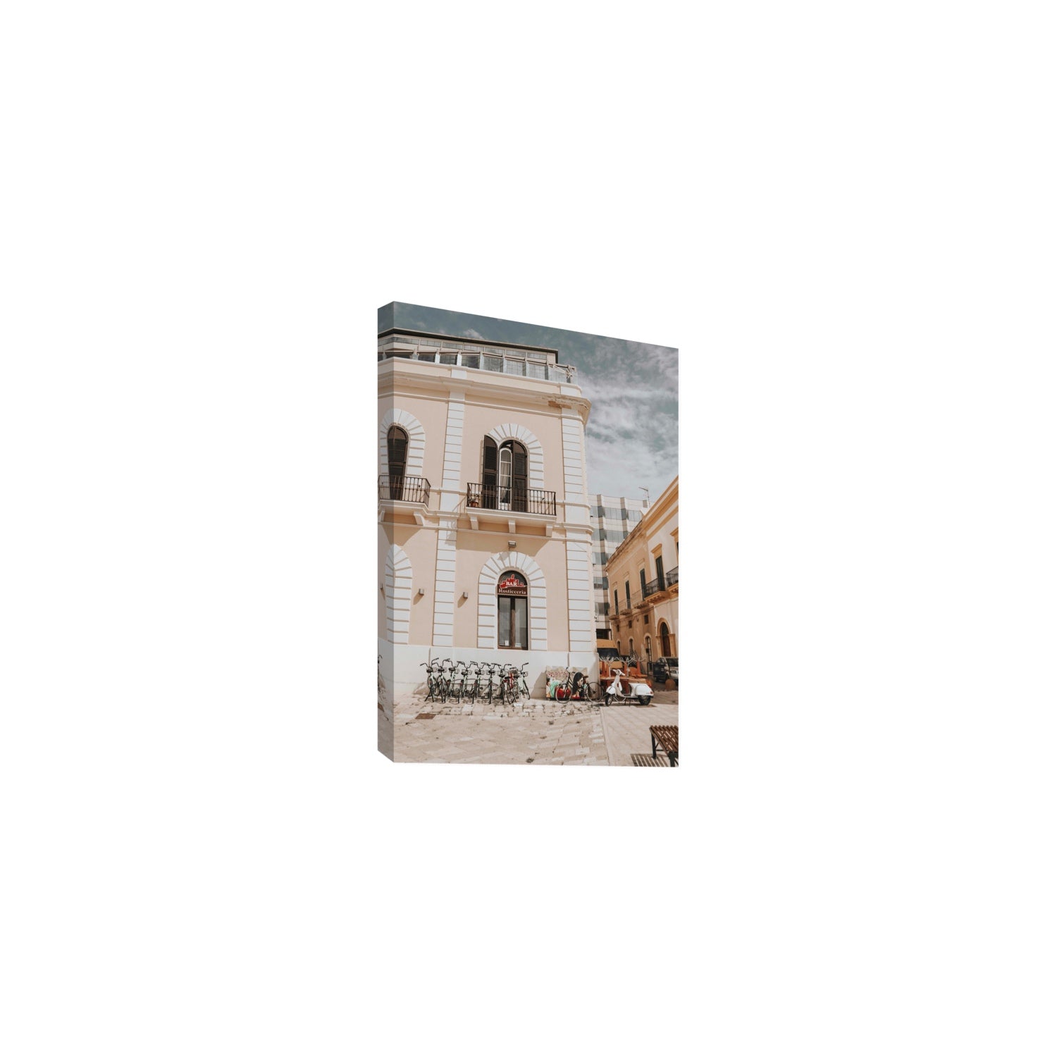 Rosticceria Puglia Italian wall art Medium stretched canvas print