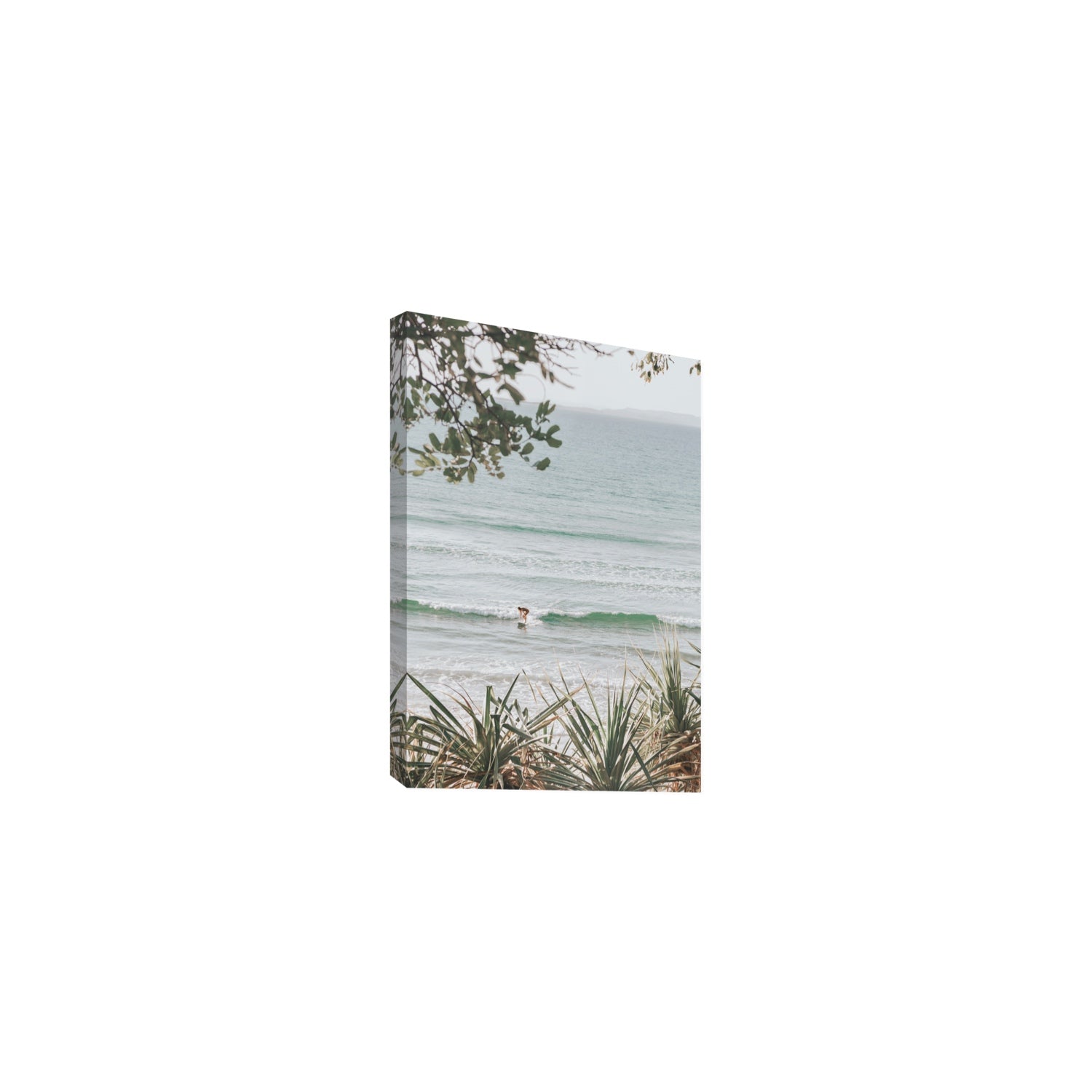 Dream Boat fine art print, Noosa, Australia, coastal scenes artwork, Medium, Stretched Canvas