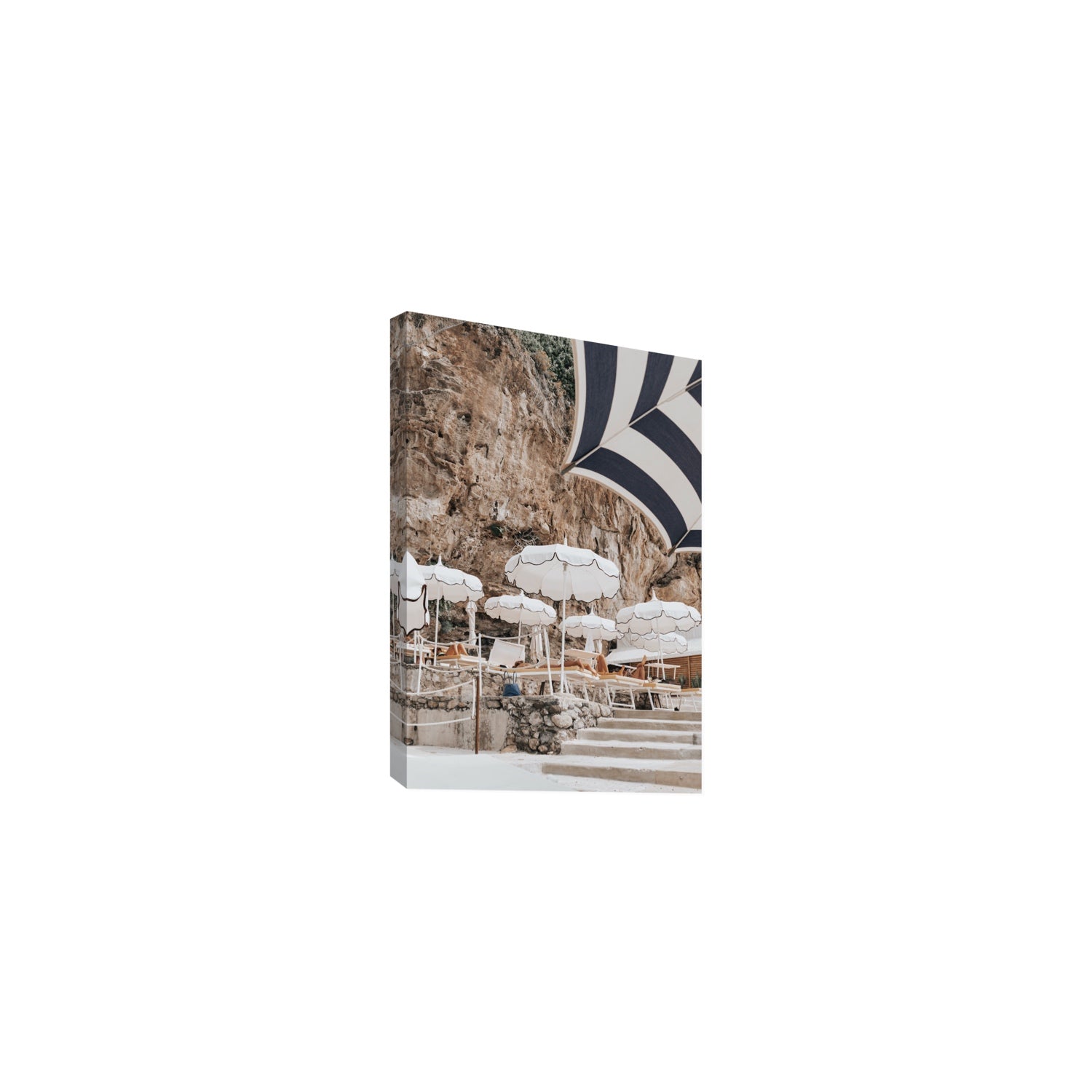 Rocky Refuge fine art print, Positano, Italy, Medium, Stretched Canvas