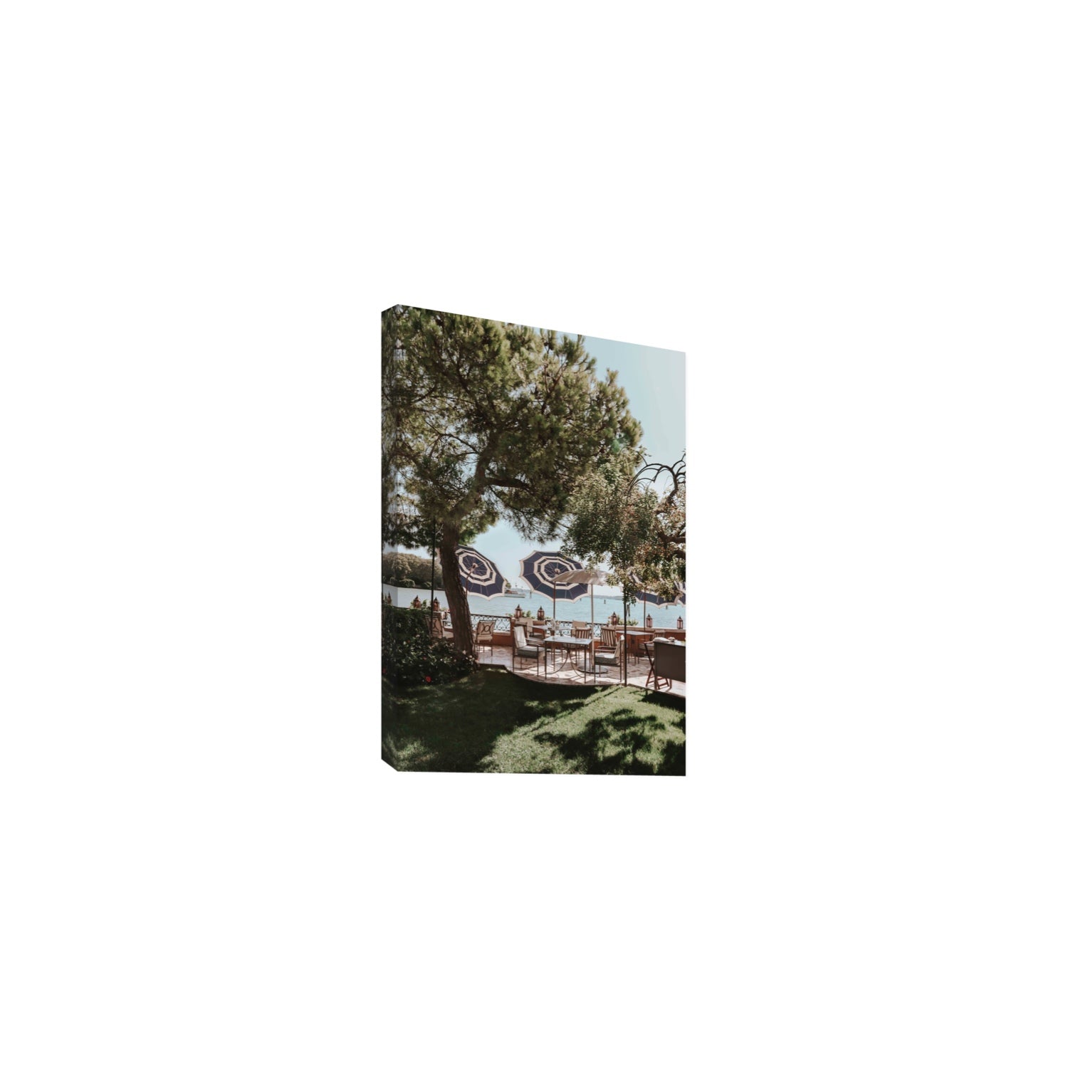 Tranquil Gardens Venice Italian wall art Medium stretched canvas print