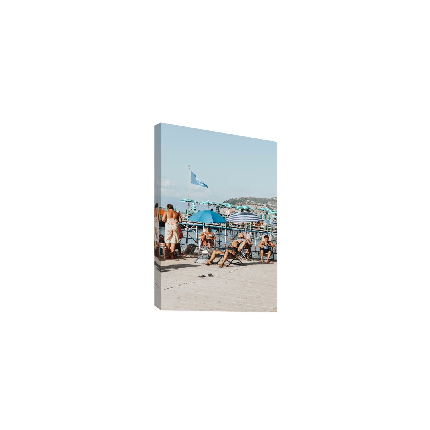 The Golden Years Sorrento Italian wall art Medium stretched canvas print