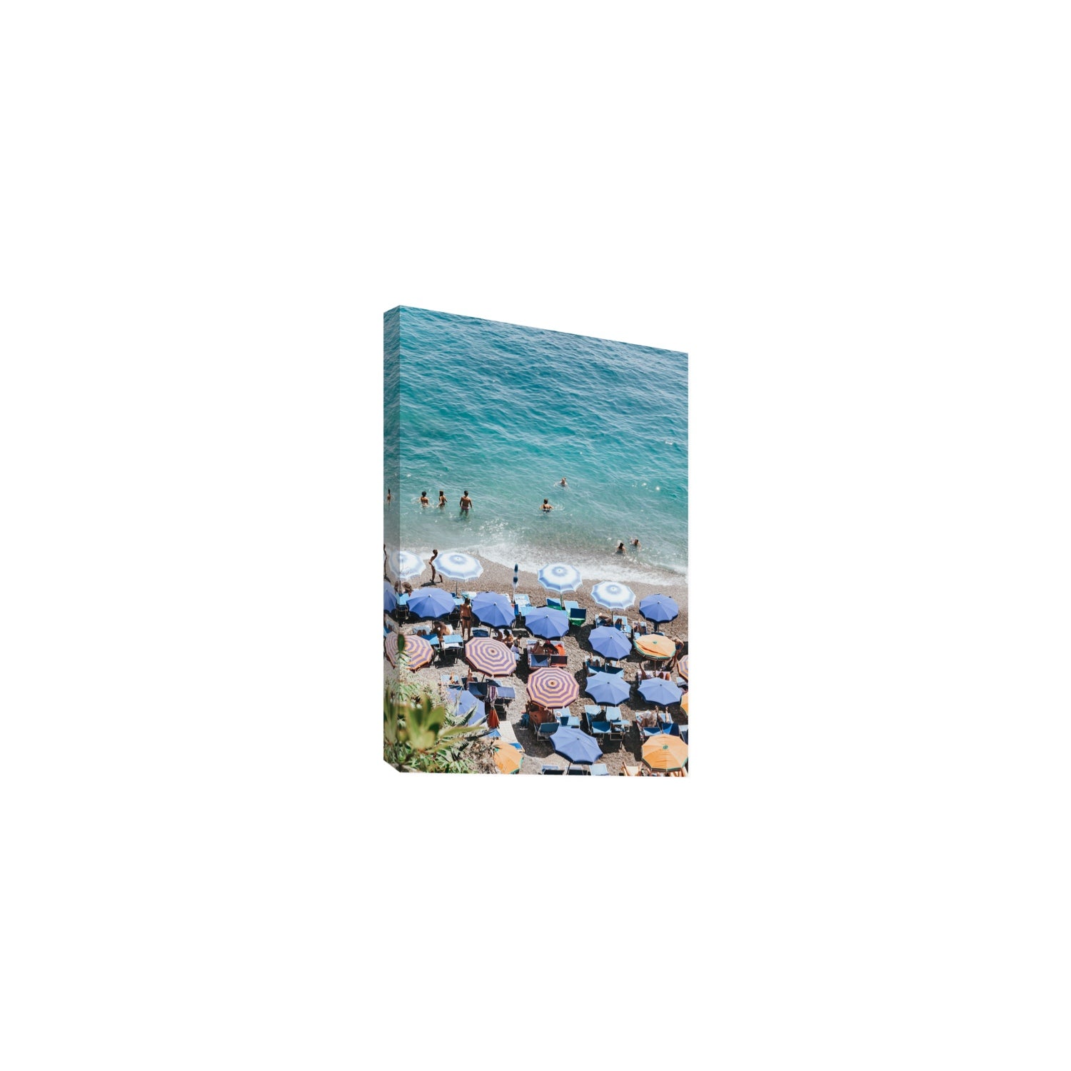 Paradise Beach fine art print, Positano, Italy, Medium, Stretched Canvas