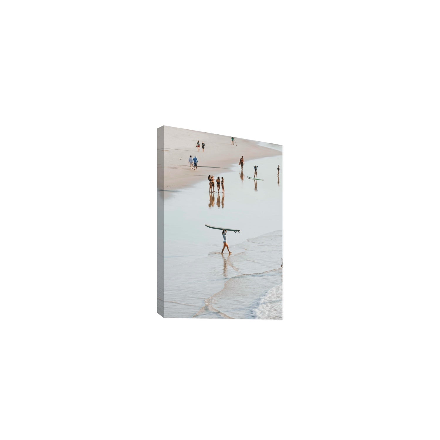 Bailey Byron Bay beach coastal decor wall art Medium stretched canvas print