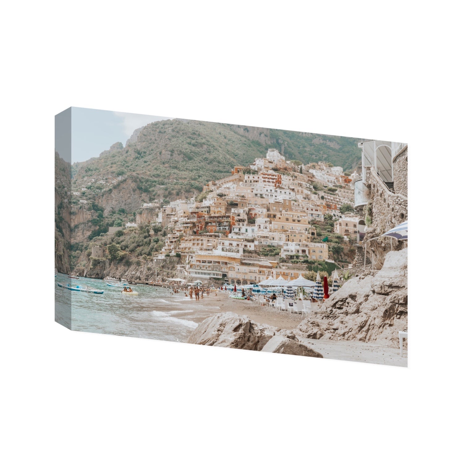 Sogno di Positano fine art print, Positano, Italy, Statement, Stretched Canvas