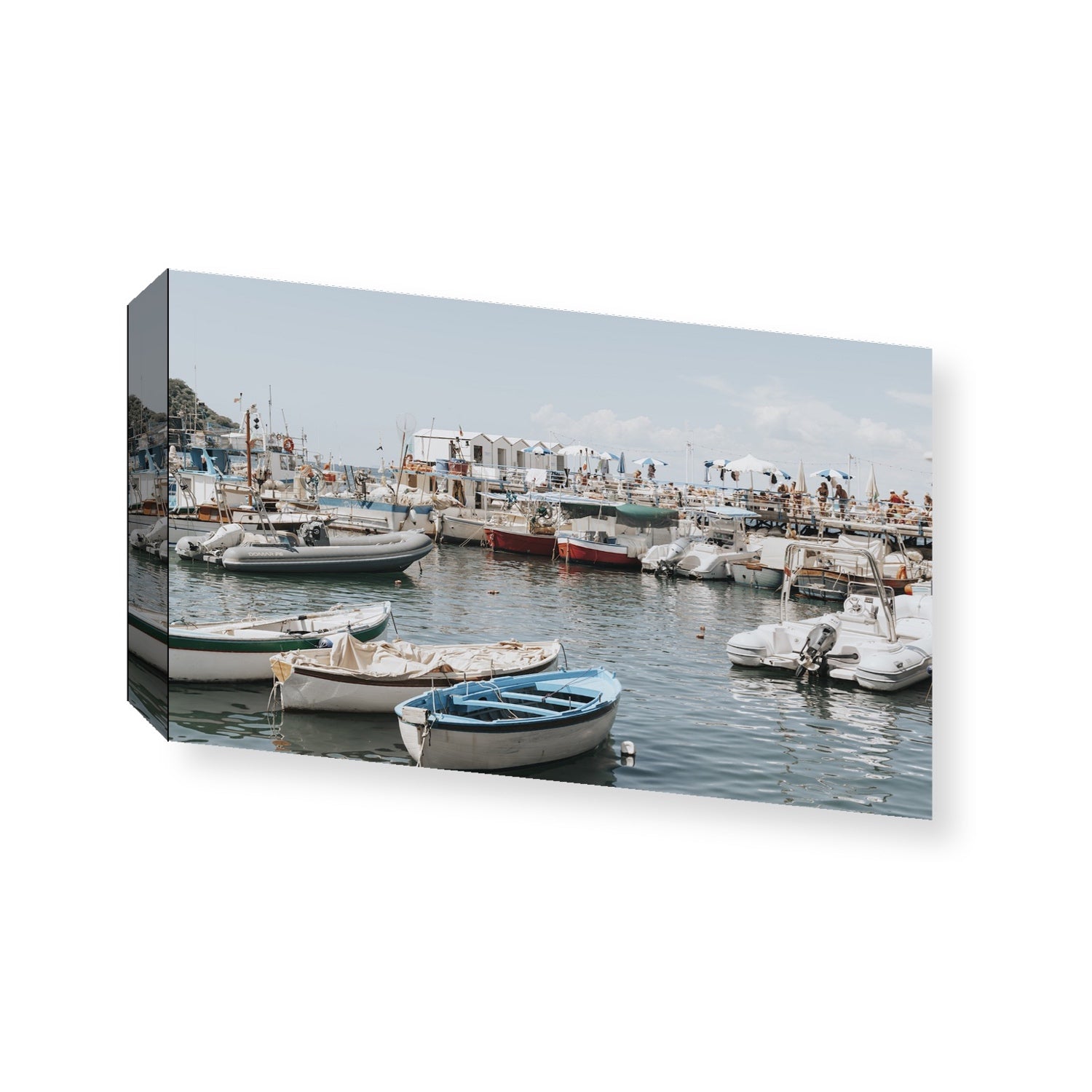 Antico Porto fine art print, Sorrento, Italy, Statement, Stretched Canvas