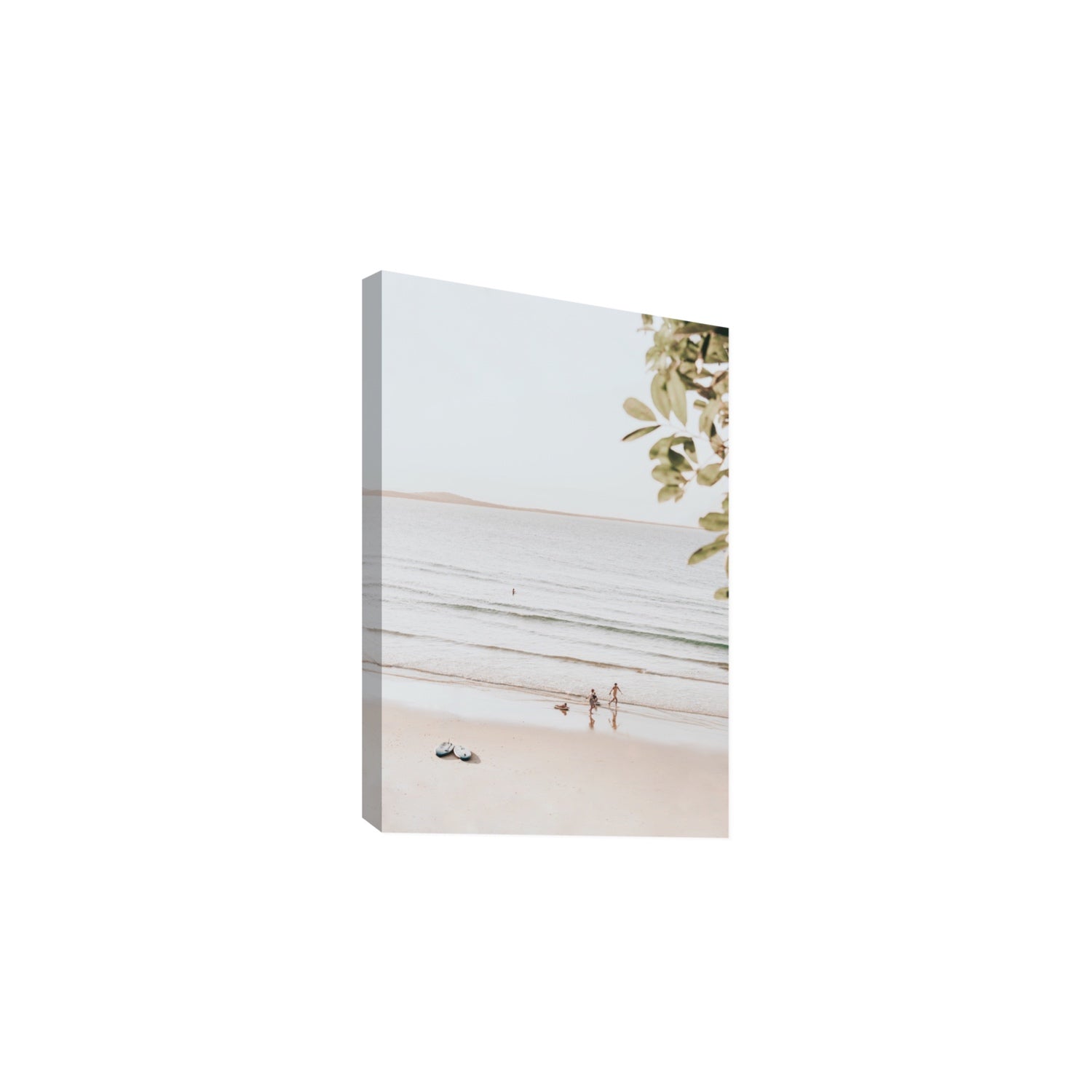 Walking On Sunshine fine art print, Noosa, Australia, coastal scenes artwork, Large, Stretched Canvas