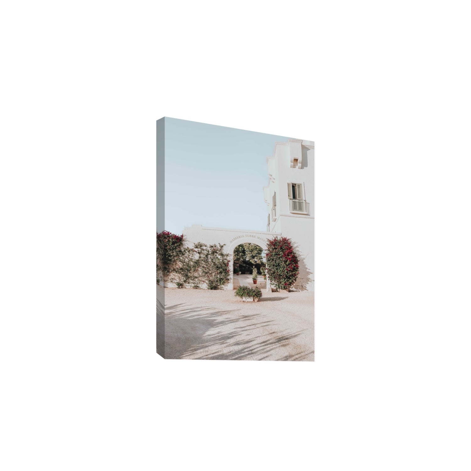 Villa Retreat fine art print, Puglia, Italy, Large, Stretched Canvas