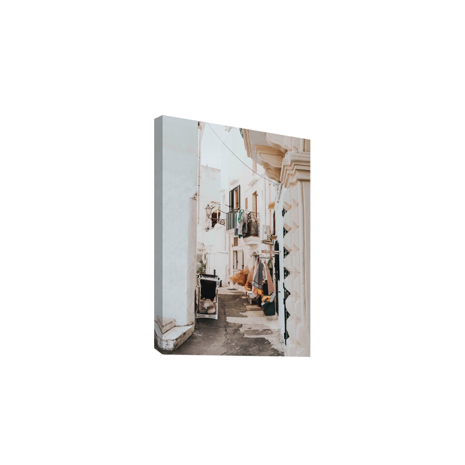 Hanging Harmony Puglia Italian wall art Large stretched canvas print