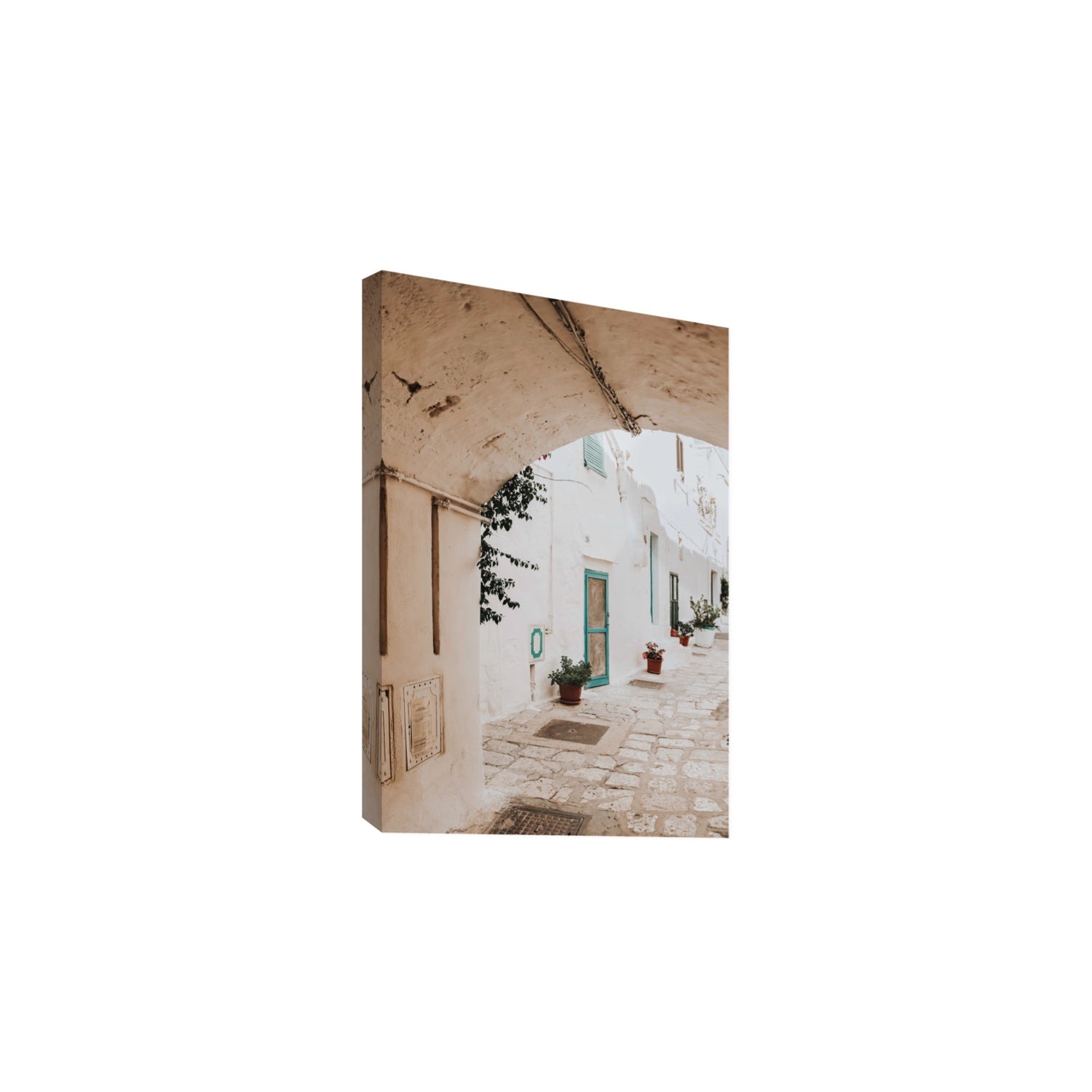 La Citta Bianca Puglia La Città Bianca wall art Large stretched canvas print
