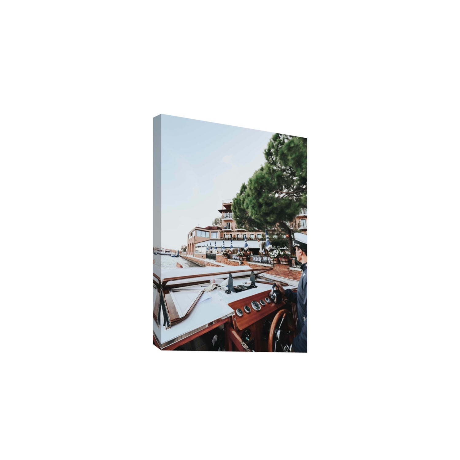 The Driver Venice Canal Italian wall art Large stretched canvas print