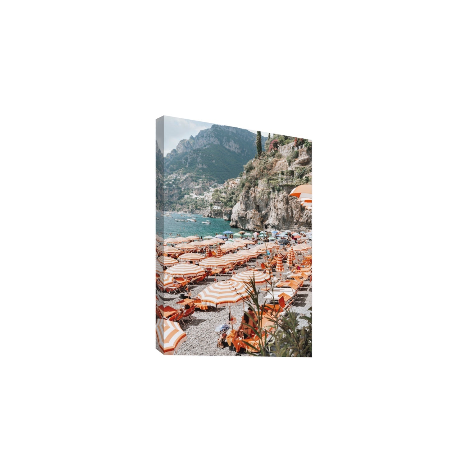 Bagni d'Arienzo Positano decor wall art Large stretched canvas print