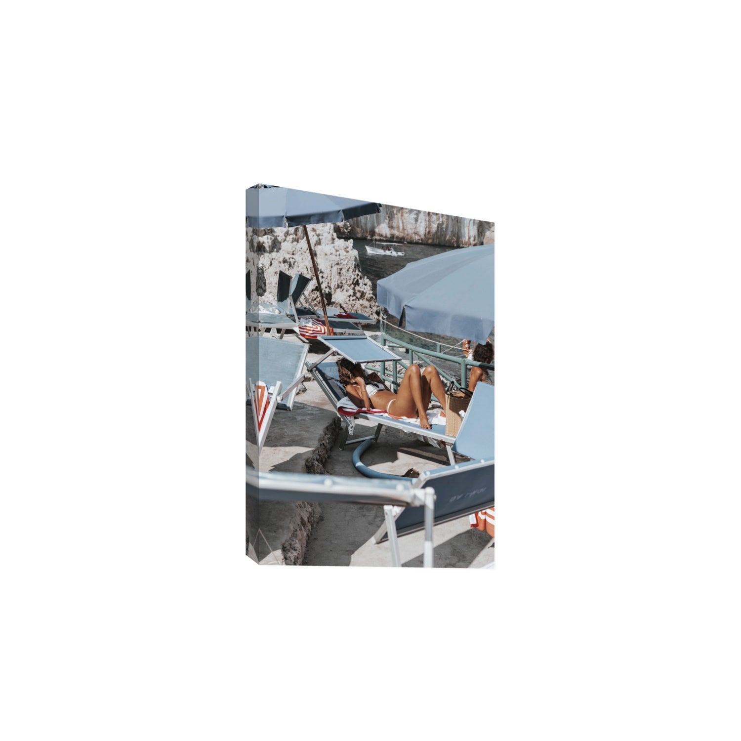 Beach Babe fine art print, Capri, Italy, Large, Stretched Canvas