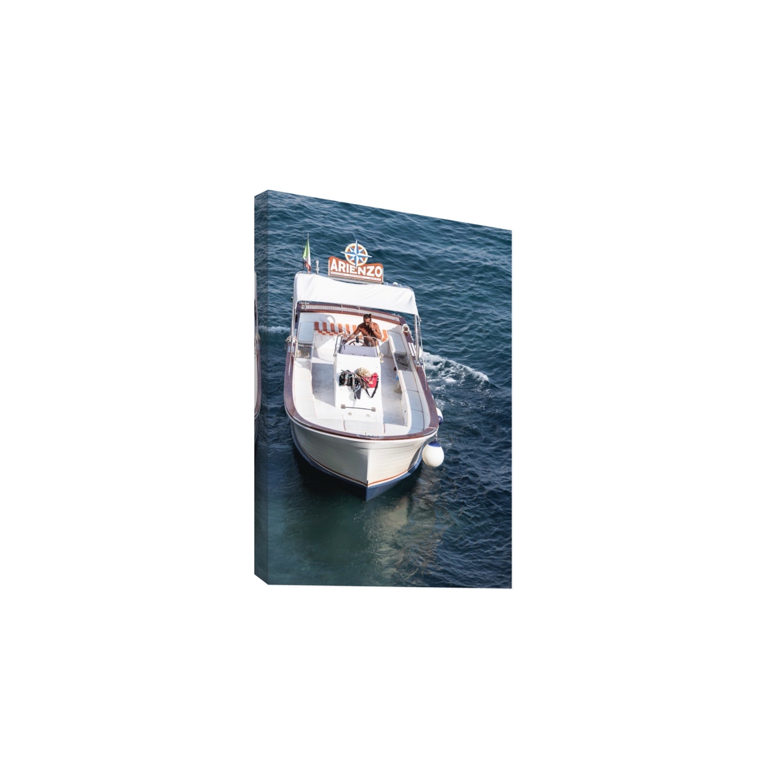 Pilota di Motoscafo fine art print, Positano, Italy, Large, Stretched Canvas