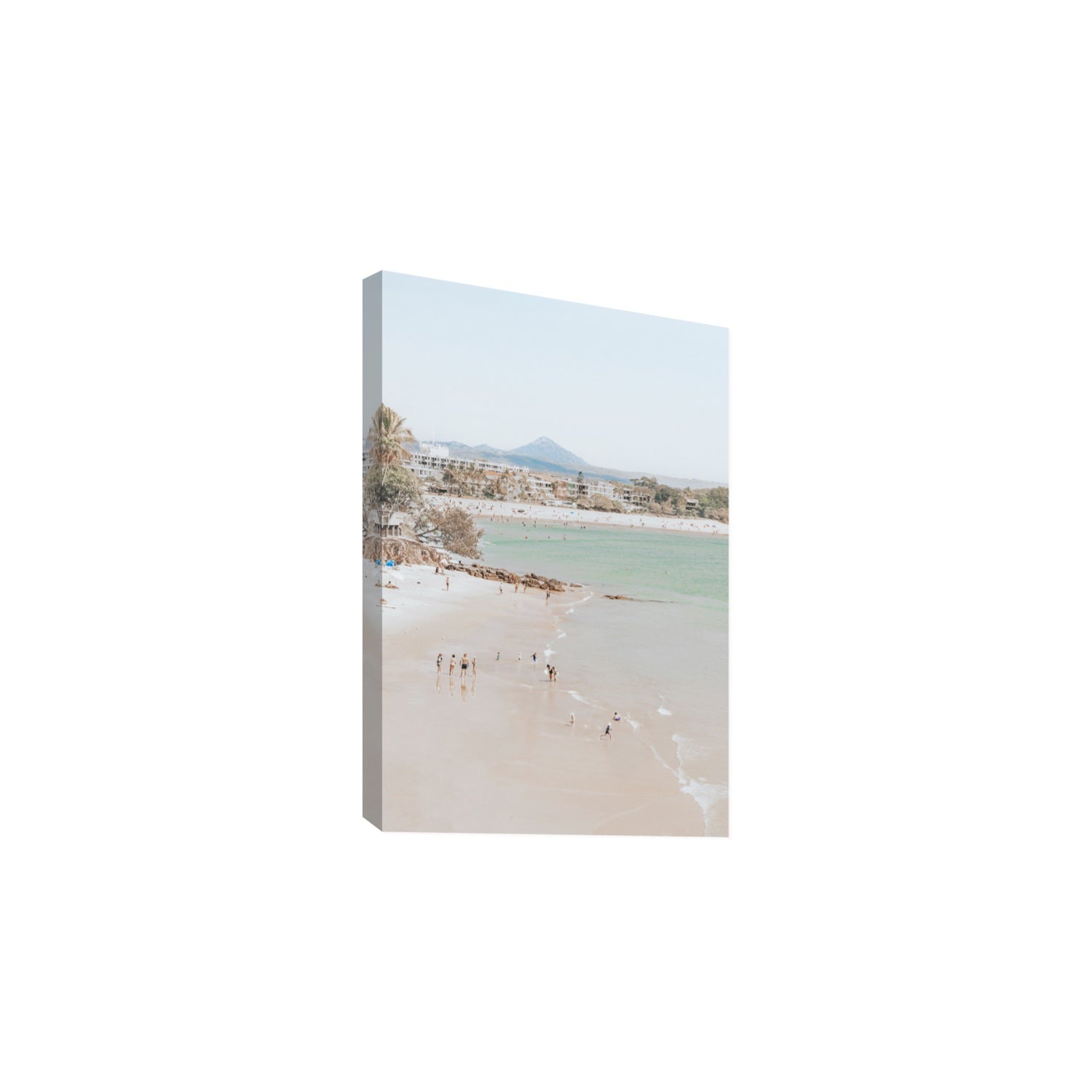 Little Cove Shallows fine art print, Noosa, Australia, coastal scenes artwork, Large, Stretched Canvas