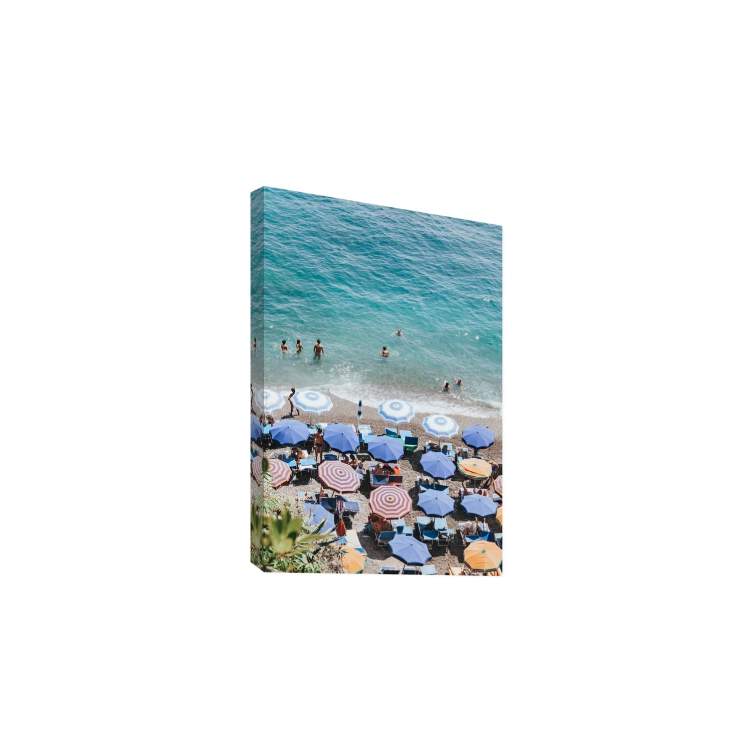 Paradise Beach fine art print, Positano, Italy, Large, Stretched Canvas