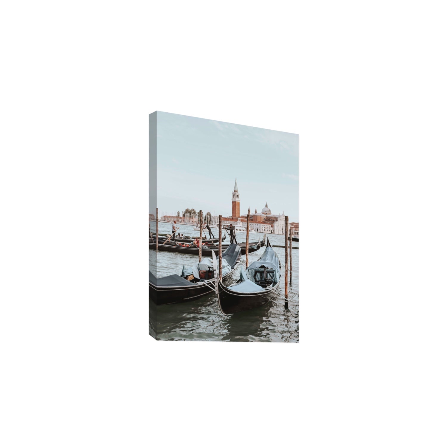Italian Commute Venice Italian Mediterranean decor wall art Large stretched canvas print