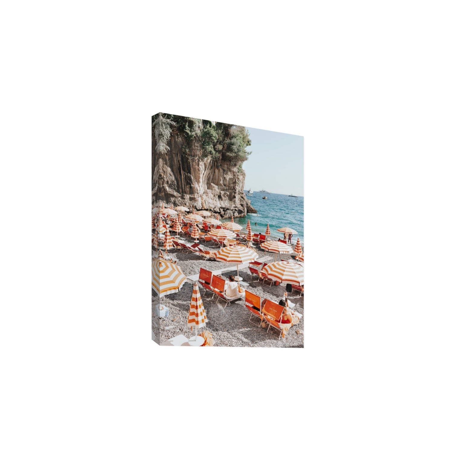 Tangerine Dream fine art print, Positano, Italy, Large, Stretched Canvas