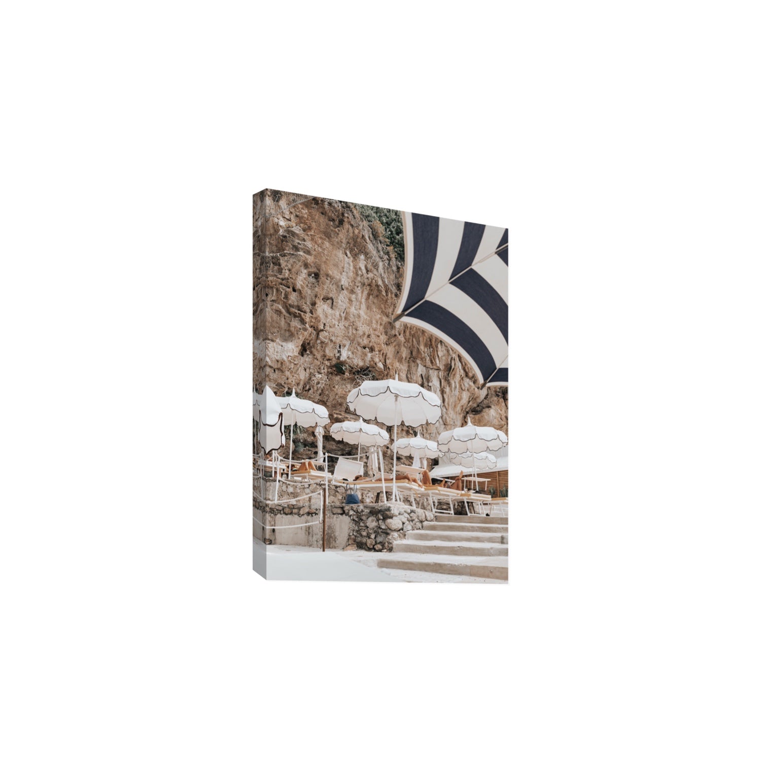 Rocky Refuge fine art print, Positano, Italy, Large, Stretched Canvas