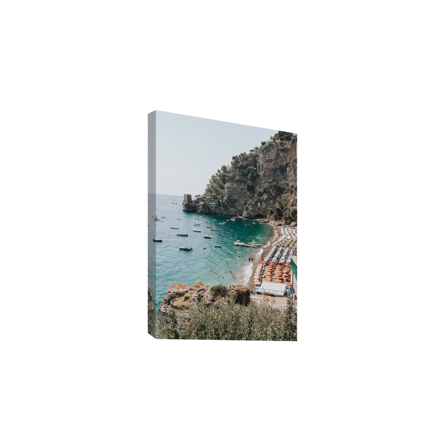 Baia dei Sogni fine art print, Positano, Italy, Large, Stretched Canvas
