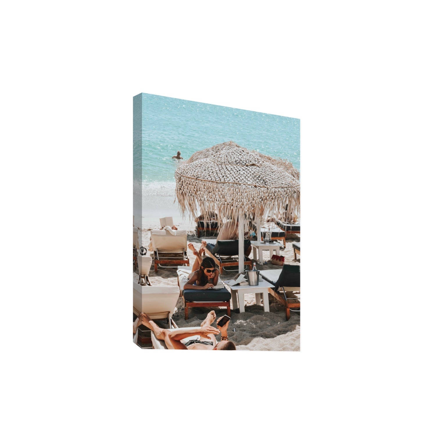 In The Zone Mykonos Greek island wall art Extra Large stretched canvas print