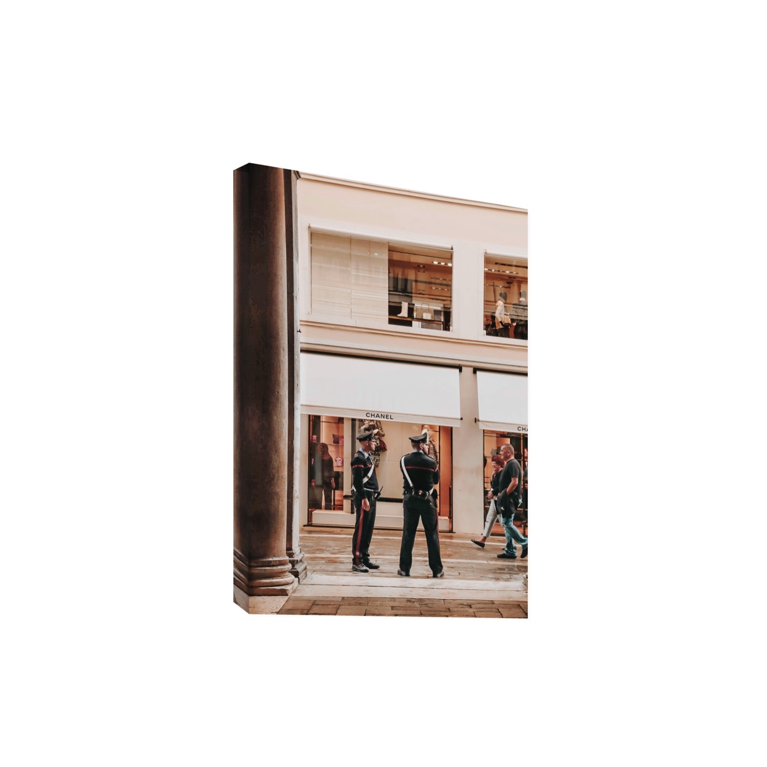 Style Police Venice Italian wall art Extra Large stretched canvas print